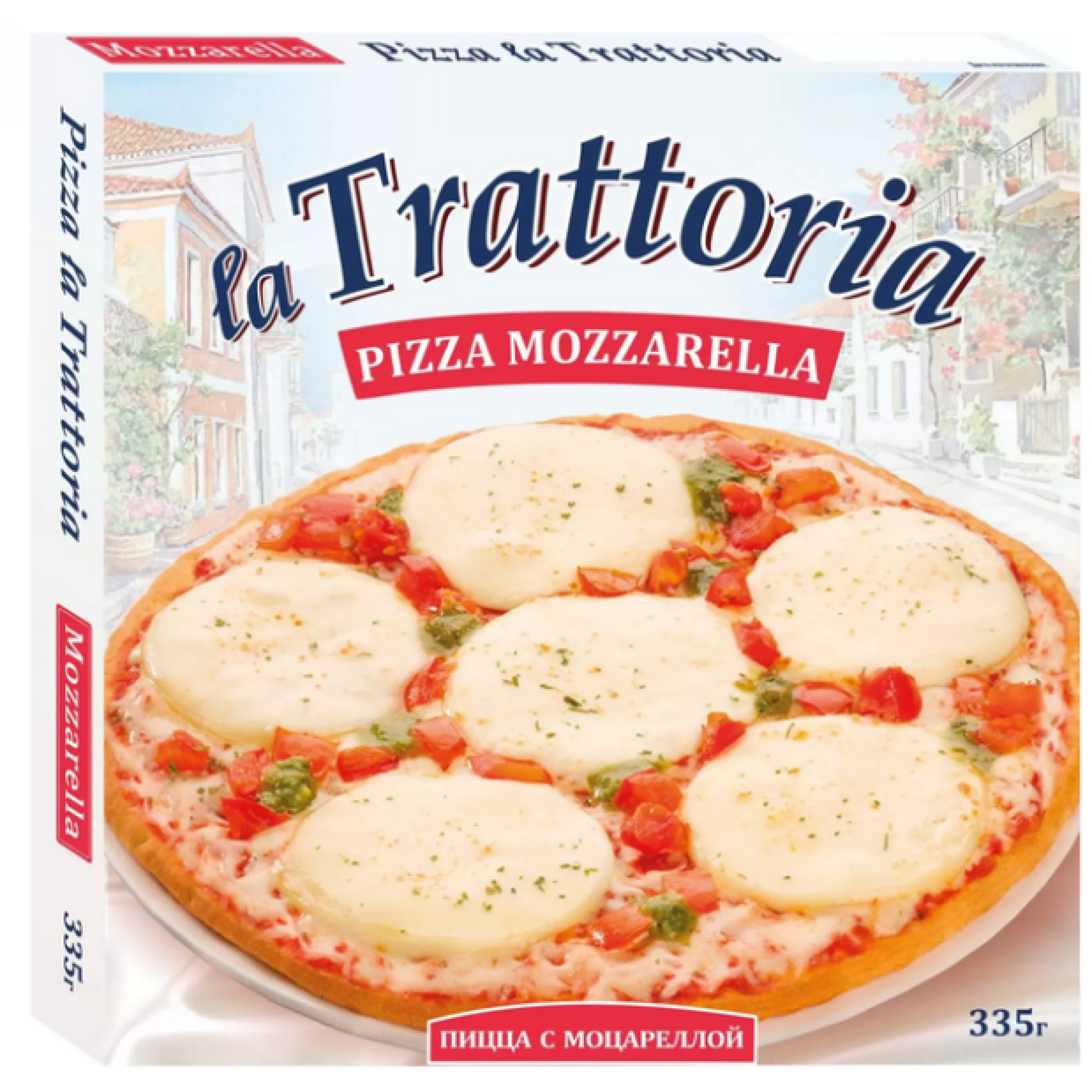 Пицца Моцарелла La Trattoria, 335 г
