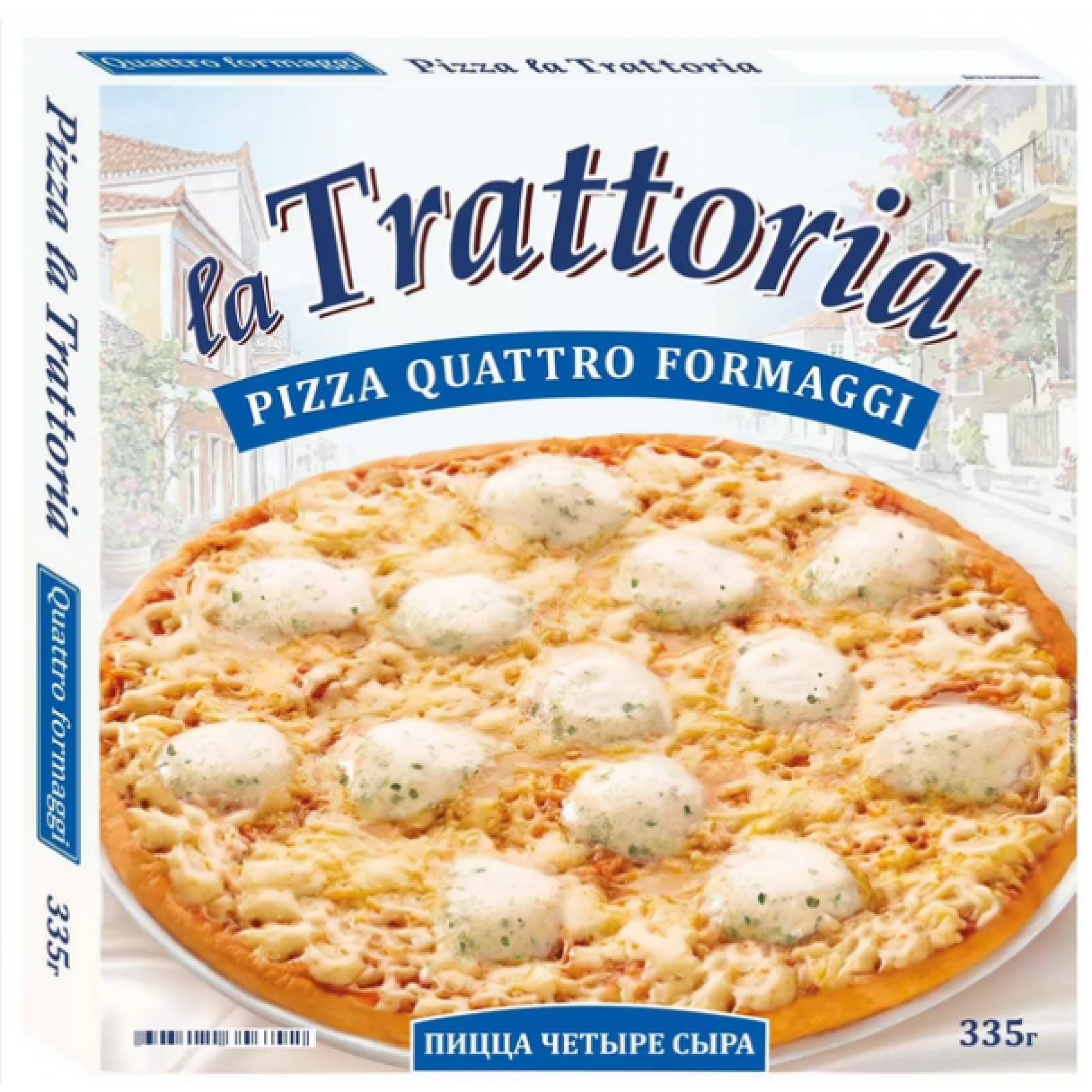 Пицца 4 сыра La Trattoria, 335 г