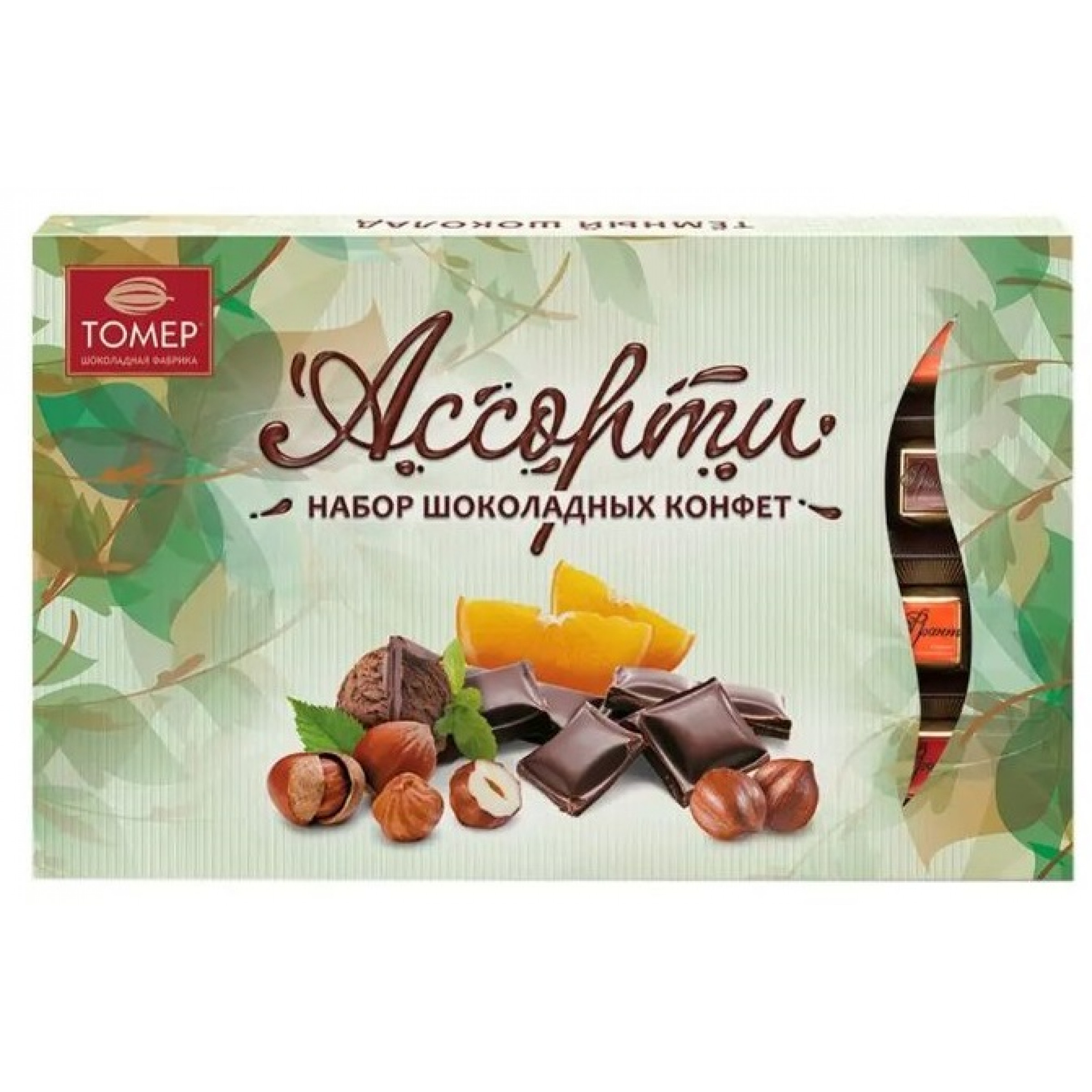 Набор конфет в темном шоколаде Ассорти Франт Томер, 255 г