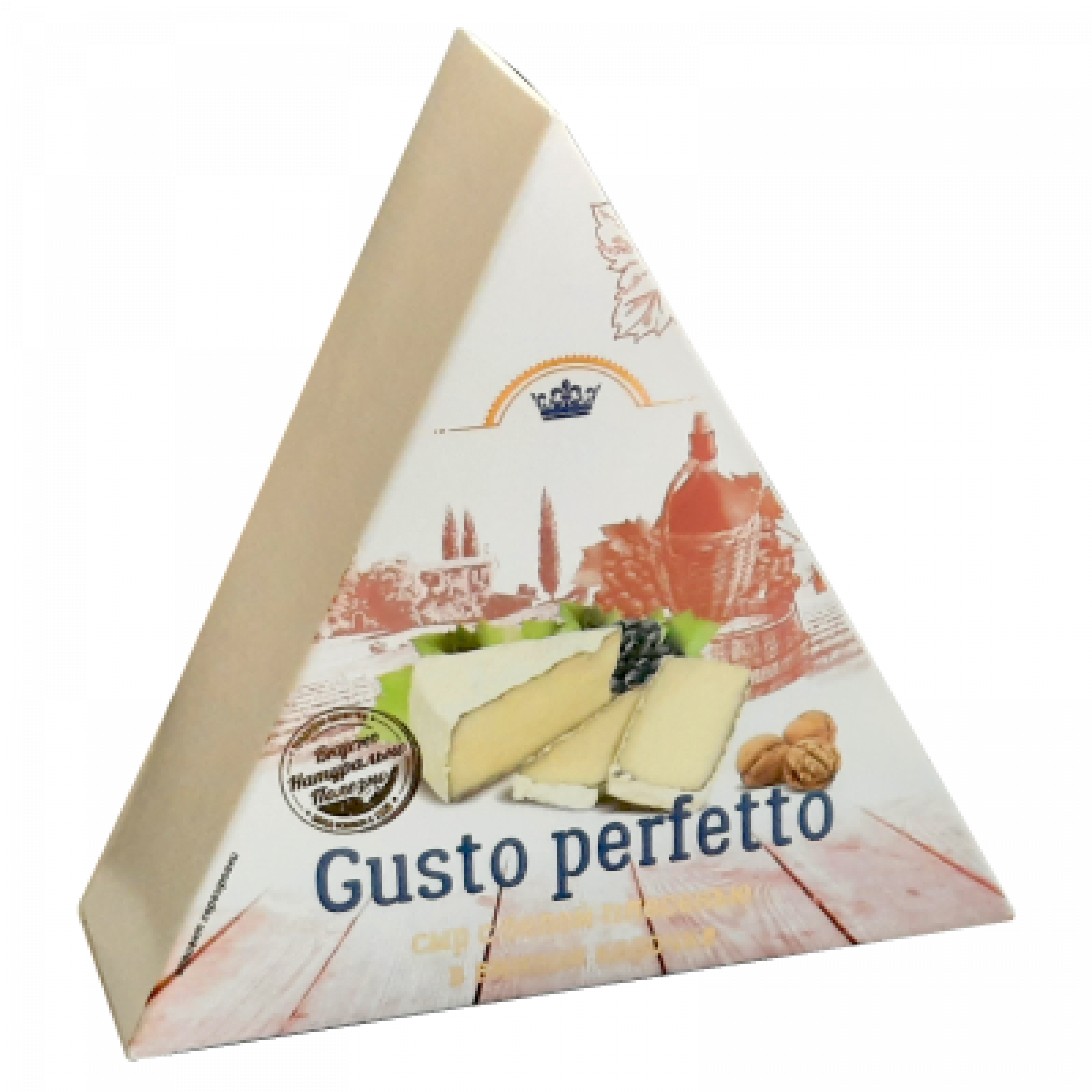 Сыр с белой плесенью и винной корочкой Gusto Perfetto 50%, 90 г