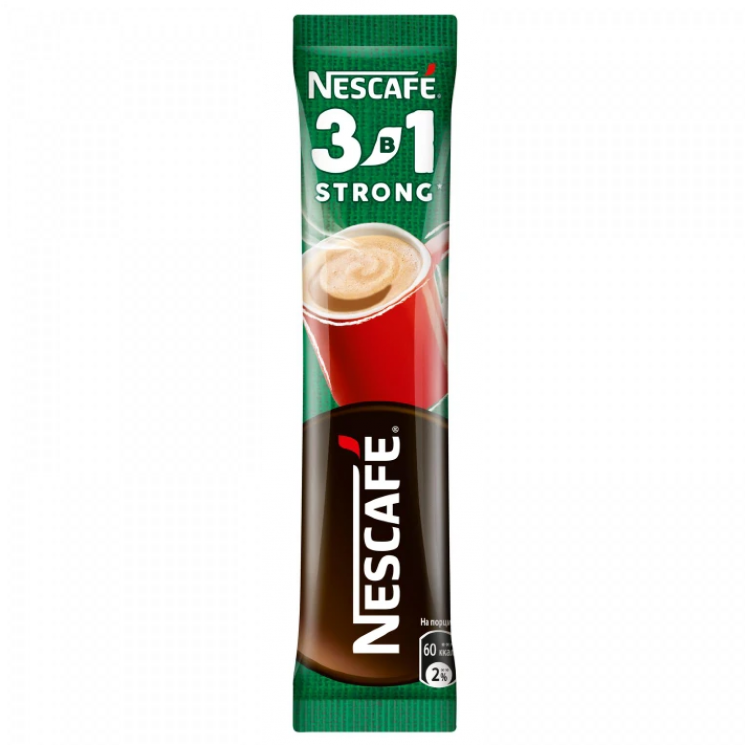 Растворимый кофейный напиток Nescafe 3 в 1 Крепкий цепь (20 порций по 14,5 г)