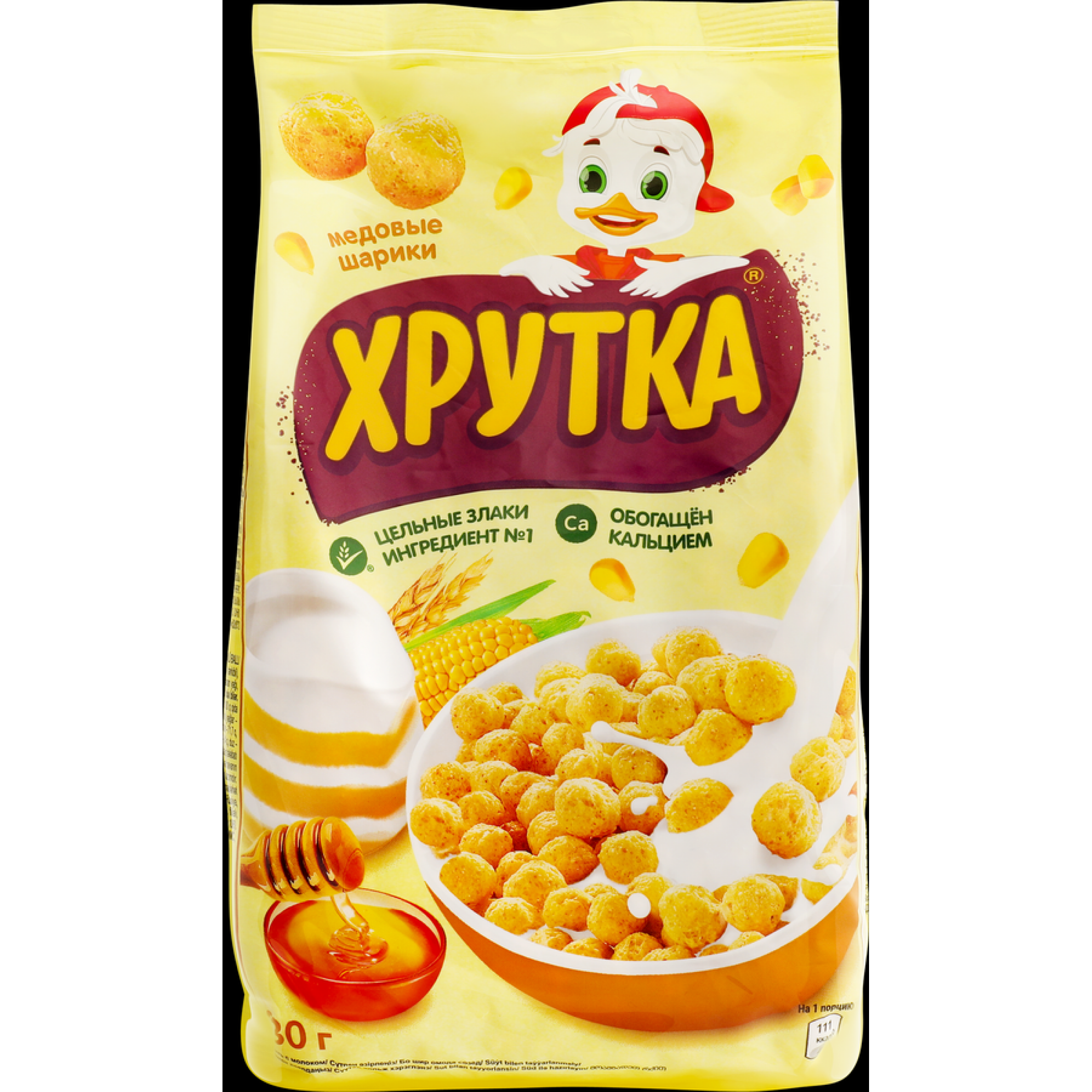 Готовый завтрак Хрутка Медовые шарики 230 г