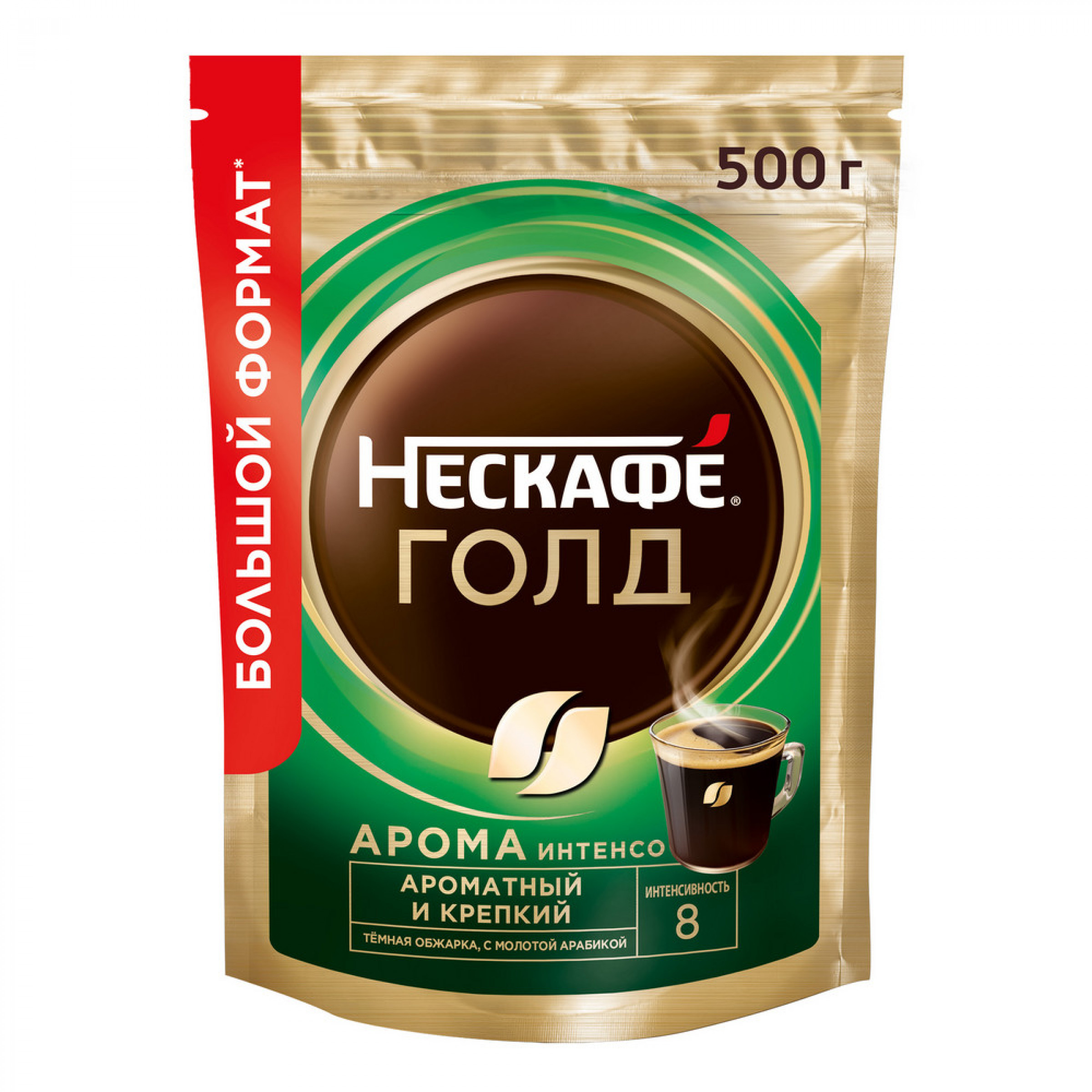 Кофе растворимый Nescafe Gold, 500 г р