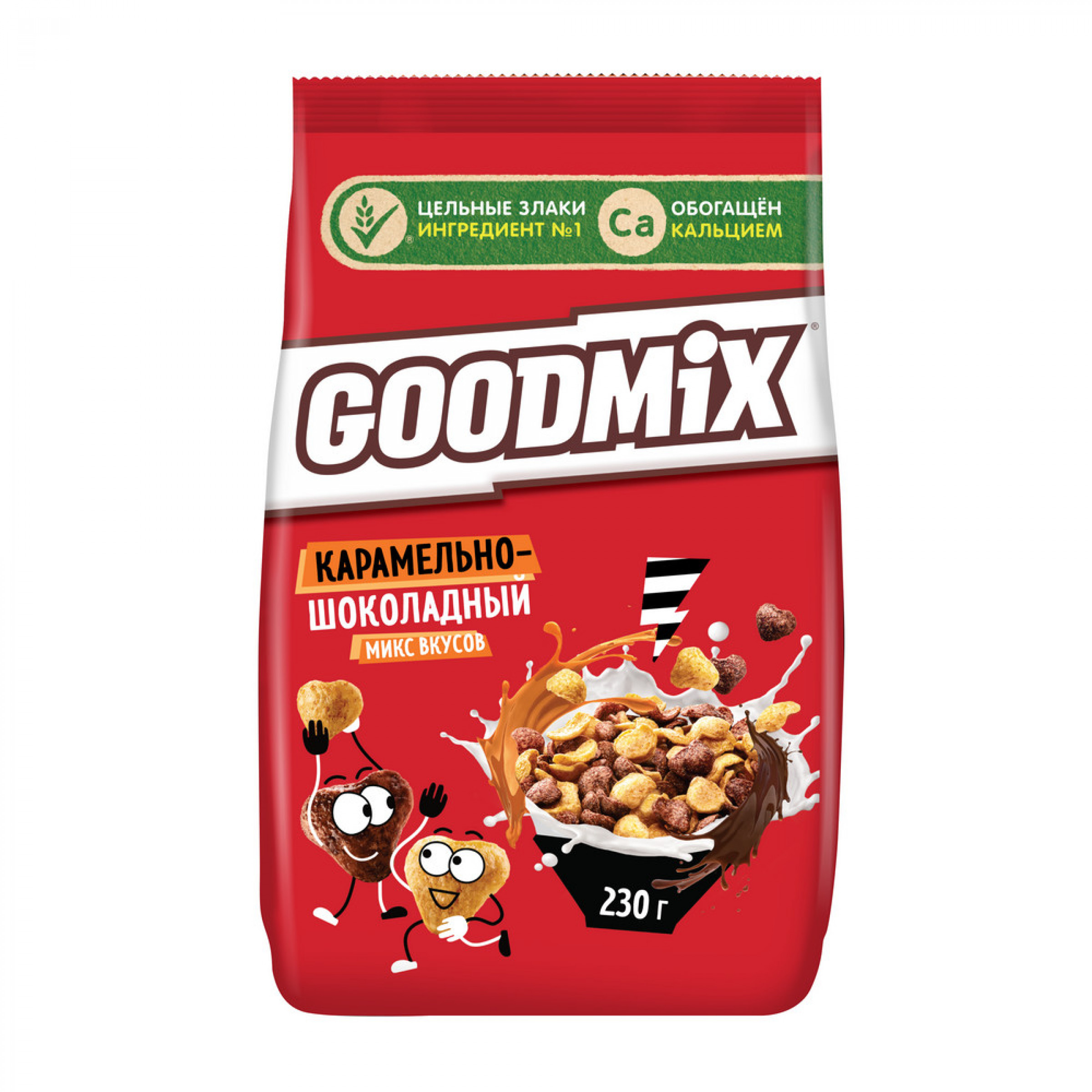 Готовый завтрак Карамельно-шоколадный микс вкусовGoodMix, 230 г