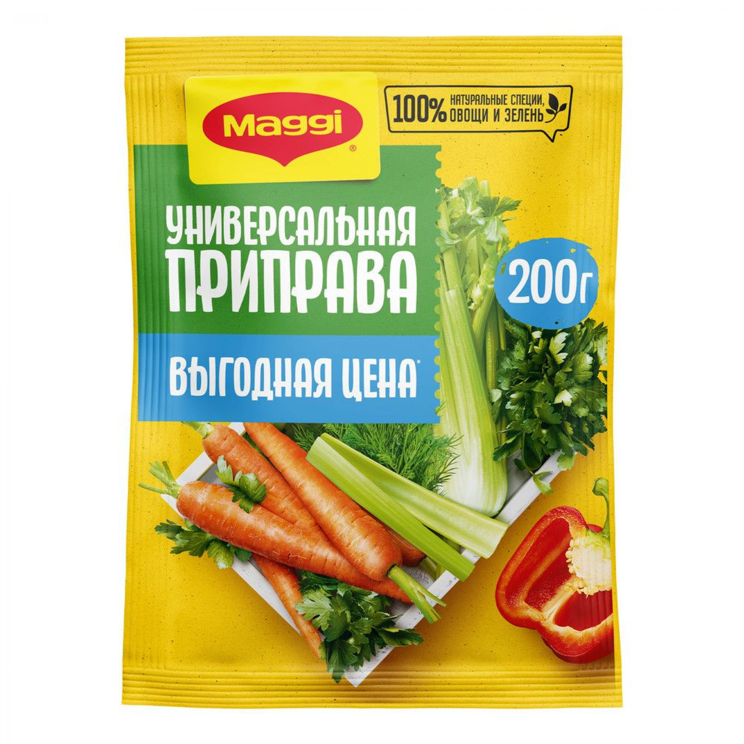 Приправа сухая универсальная с овощами, зеленью и специями МАГГИ, 200гр