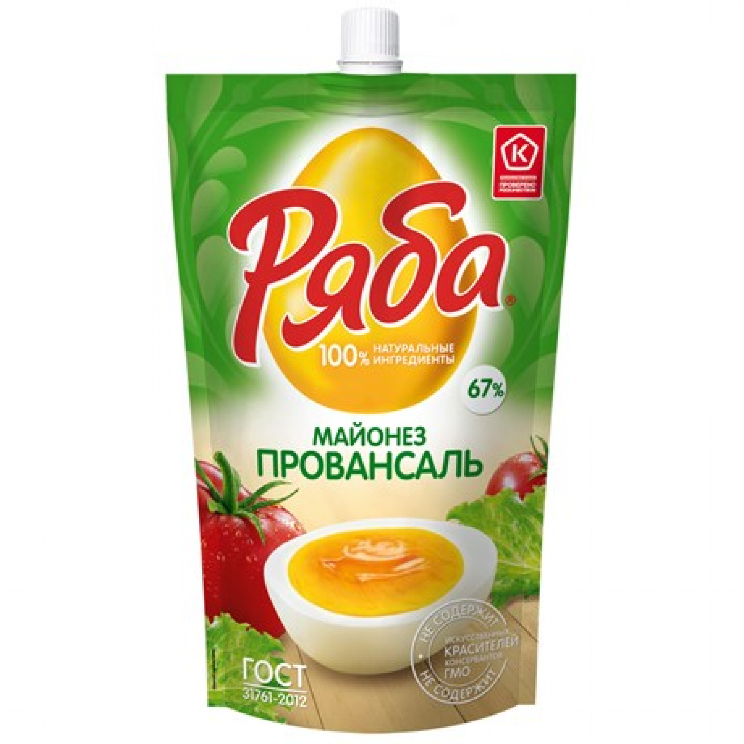 Майонез Провансаль Классический мдж 50,5% 350 гр ТМ Ряба