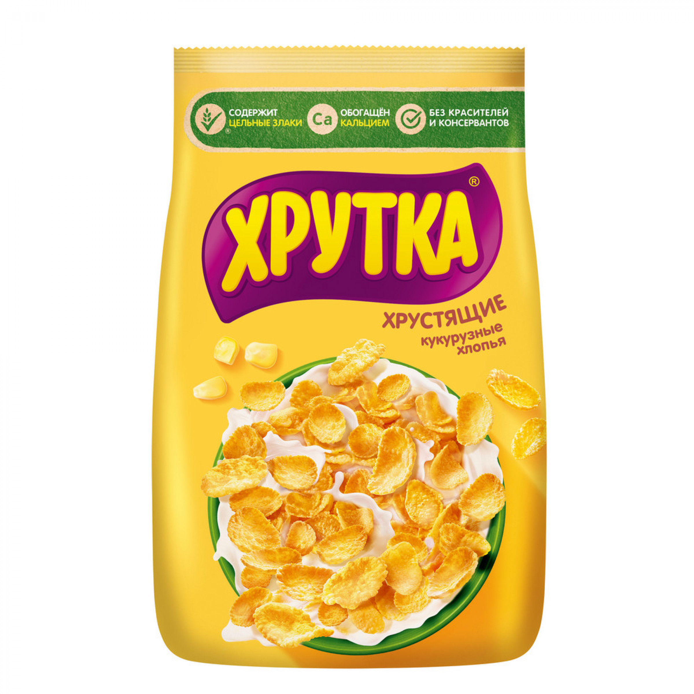 Готовый завтрак Хрутка кукурузные хлопья, 290г