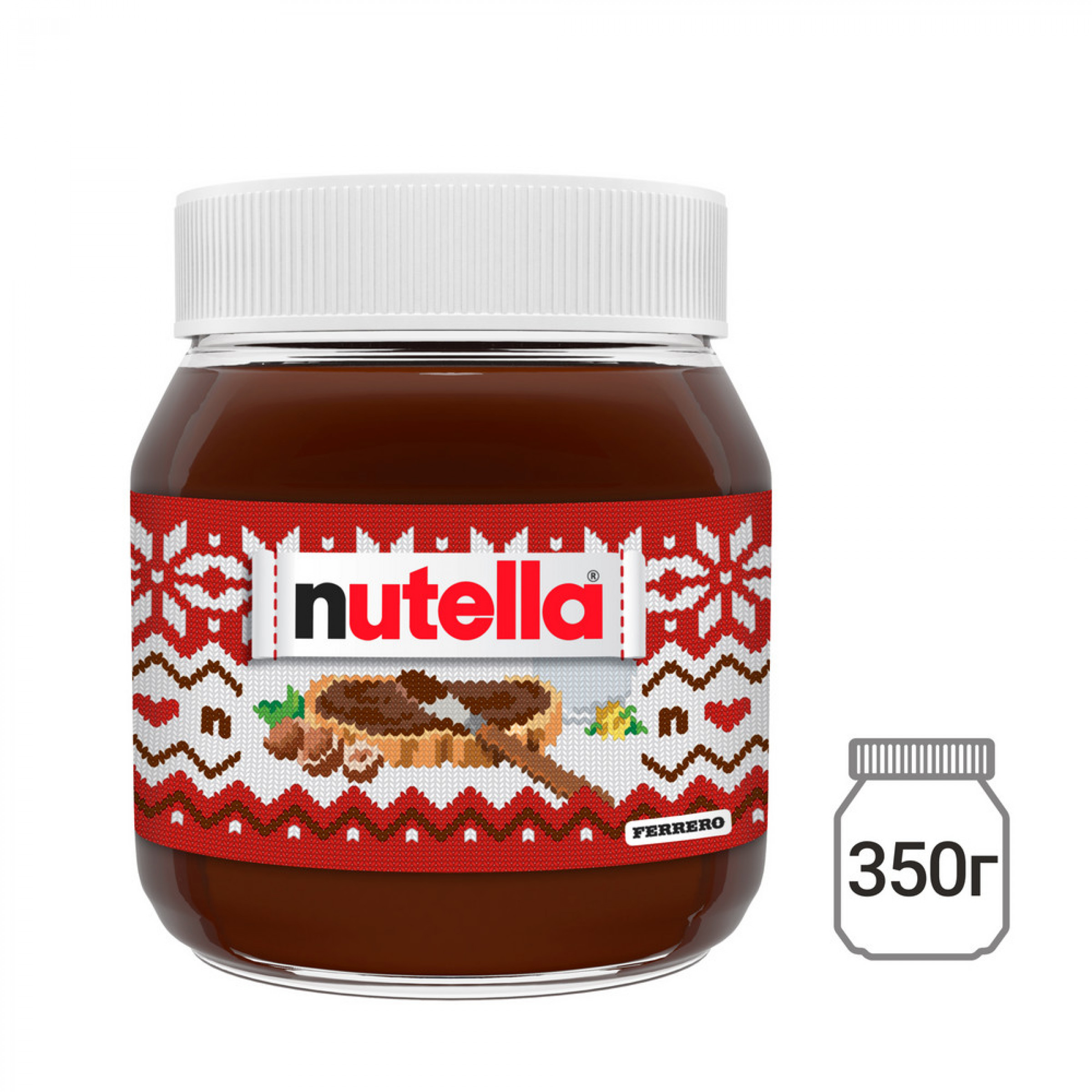 Паста ореховая Нутелла Зима, 350 гр