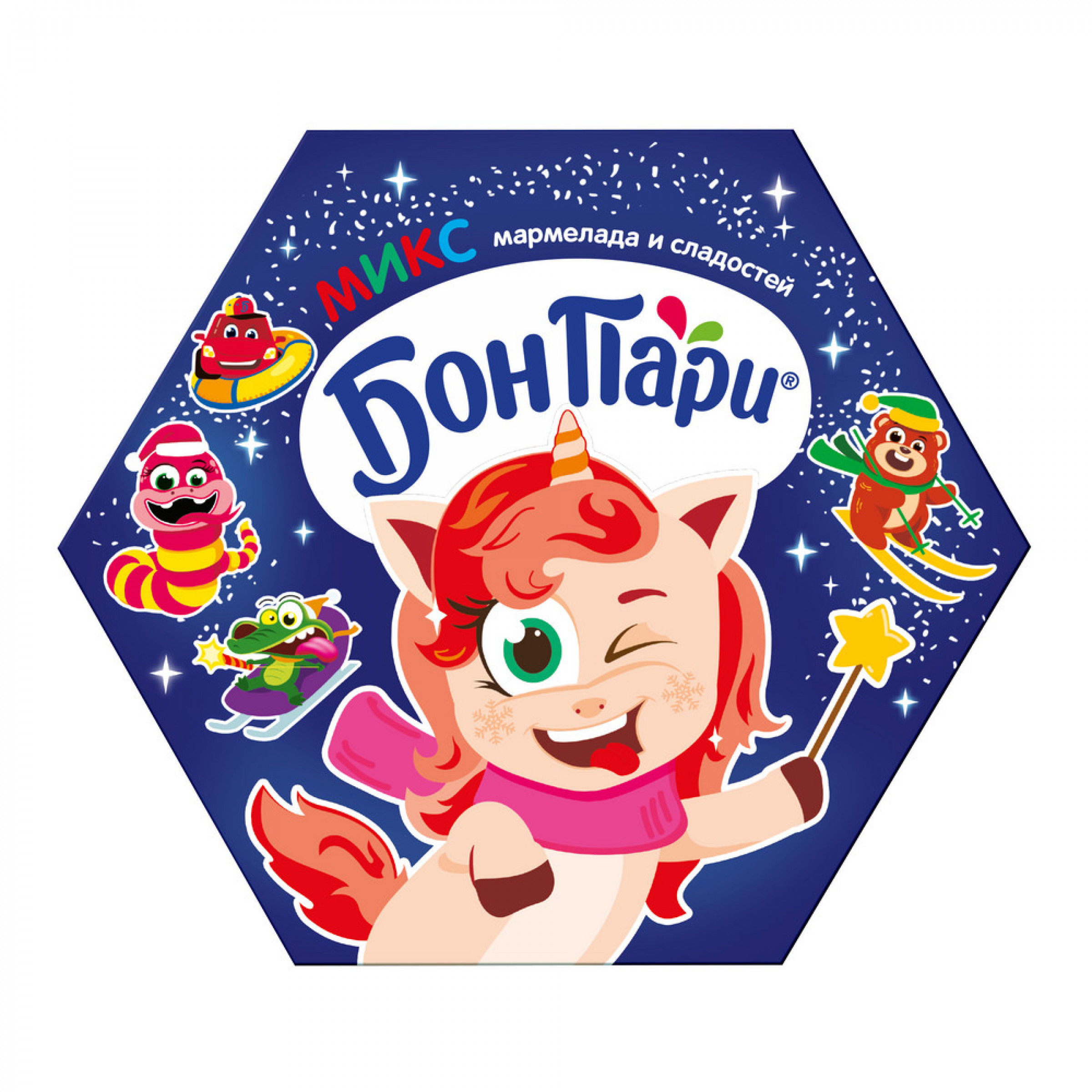Новогодний комплект БОН ПАРИ и весёлая компания, 376г