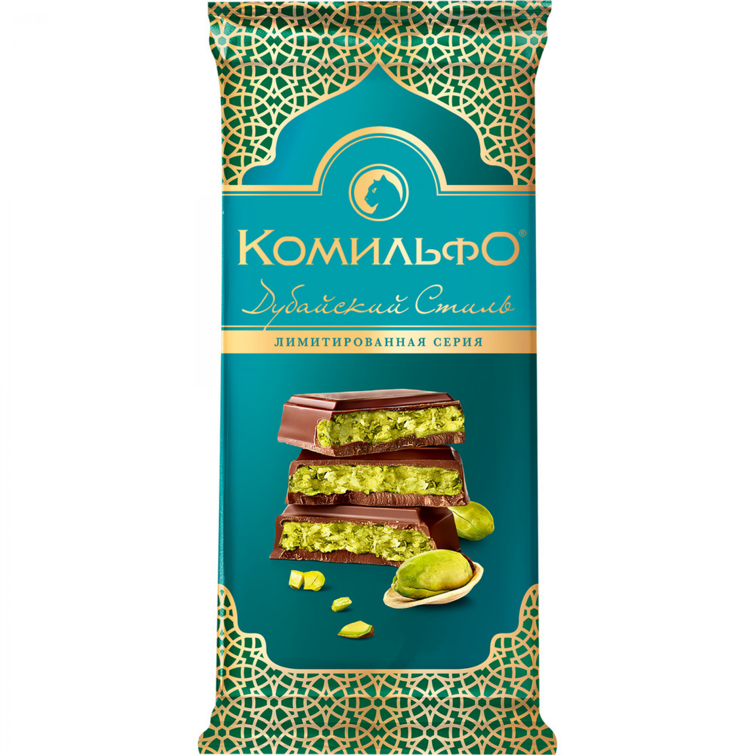 Молочный шоколад КОМИЛЬФО Дубайский стиль, 176 г