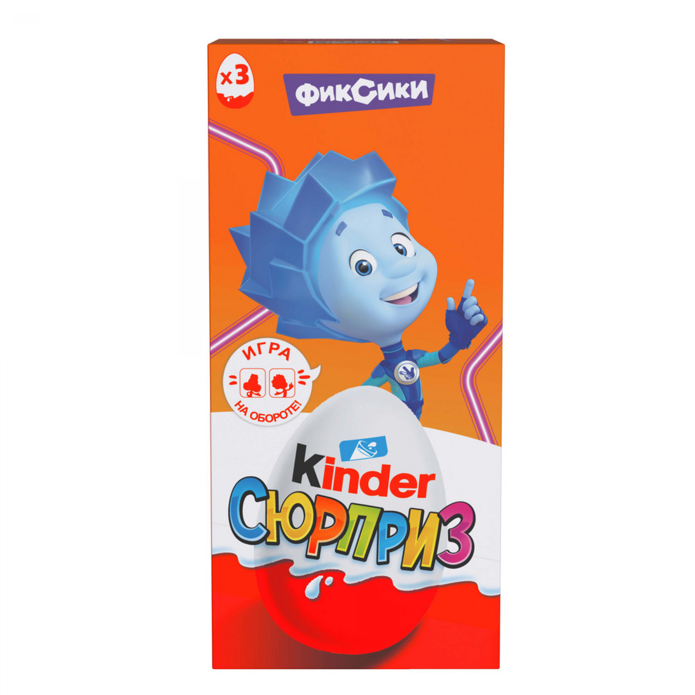 Шоколадное яйцо Kinder Сюрприз ApplayDu для девочек 3 шт 60 г