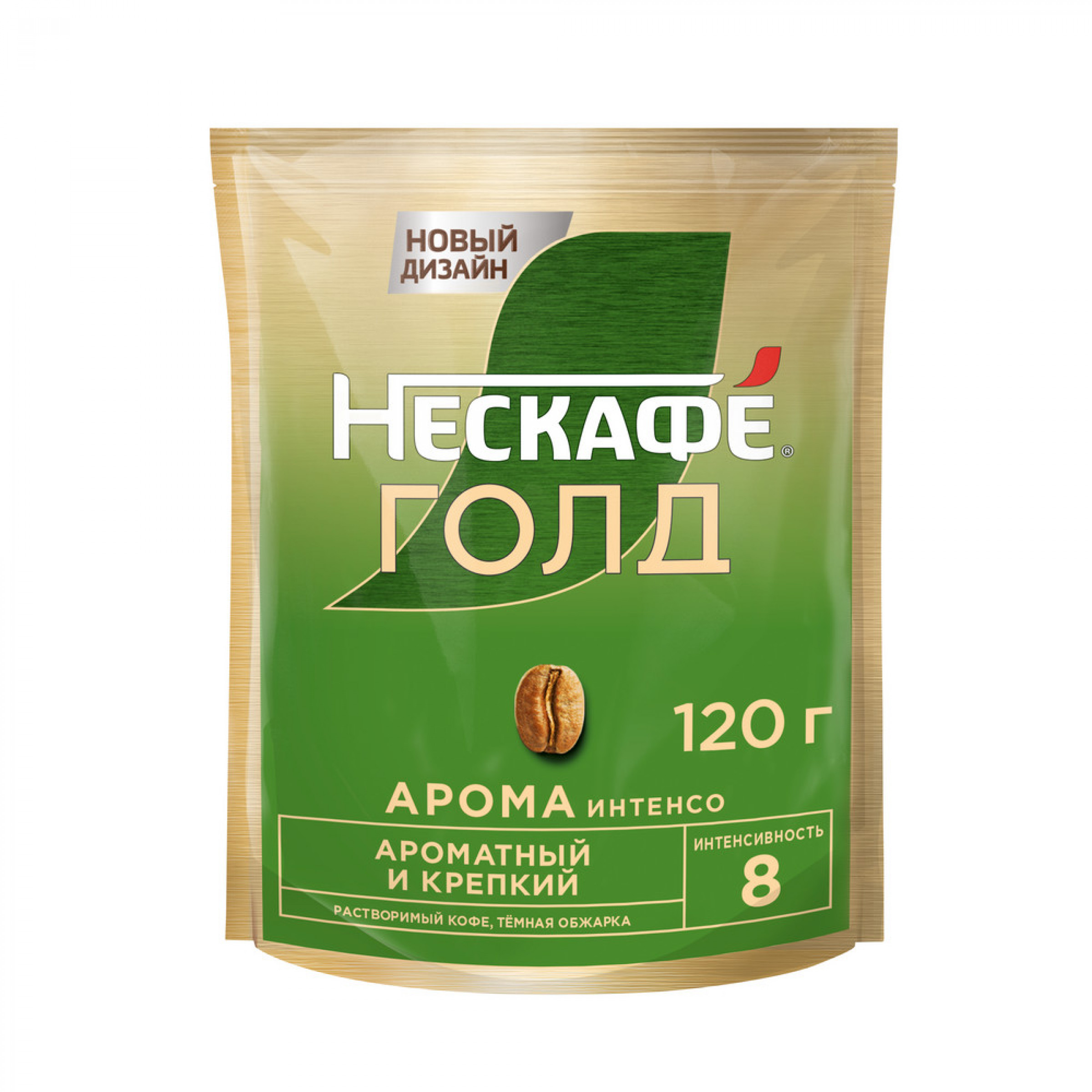 Кофе NESCAFE GOLD Арома 120гр пакет