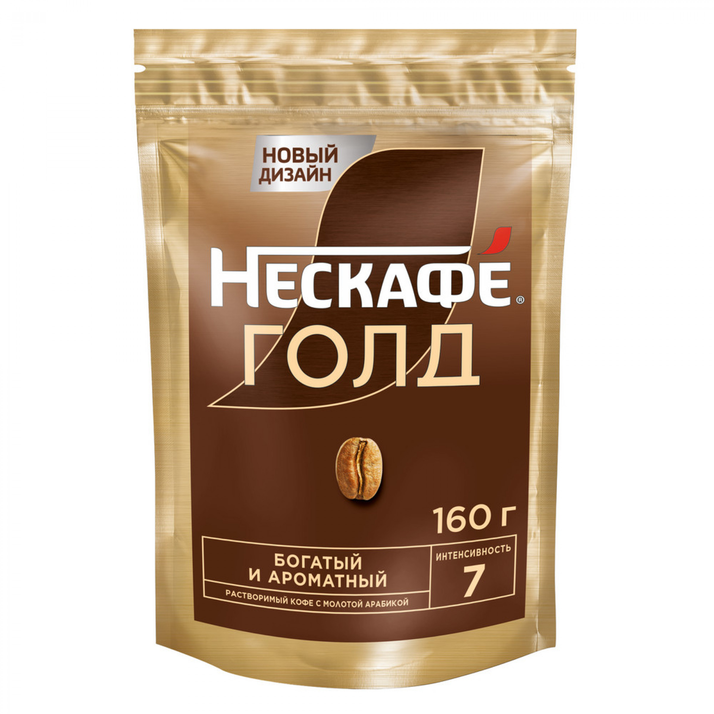 Кофе растворимый Nescafe Gold, 160 г