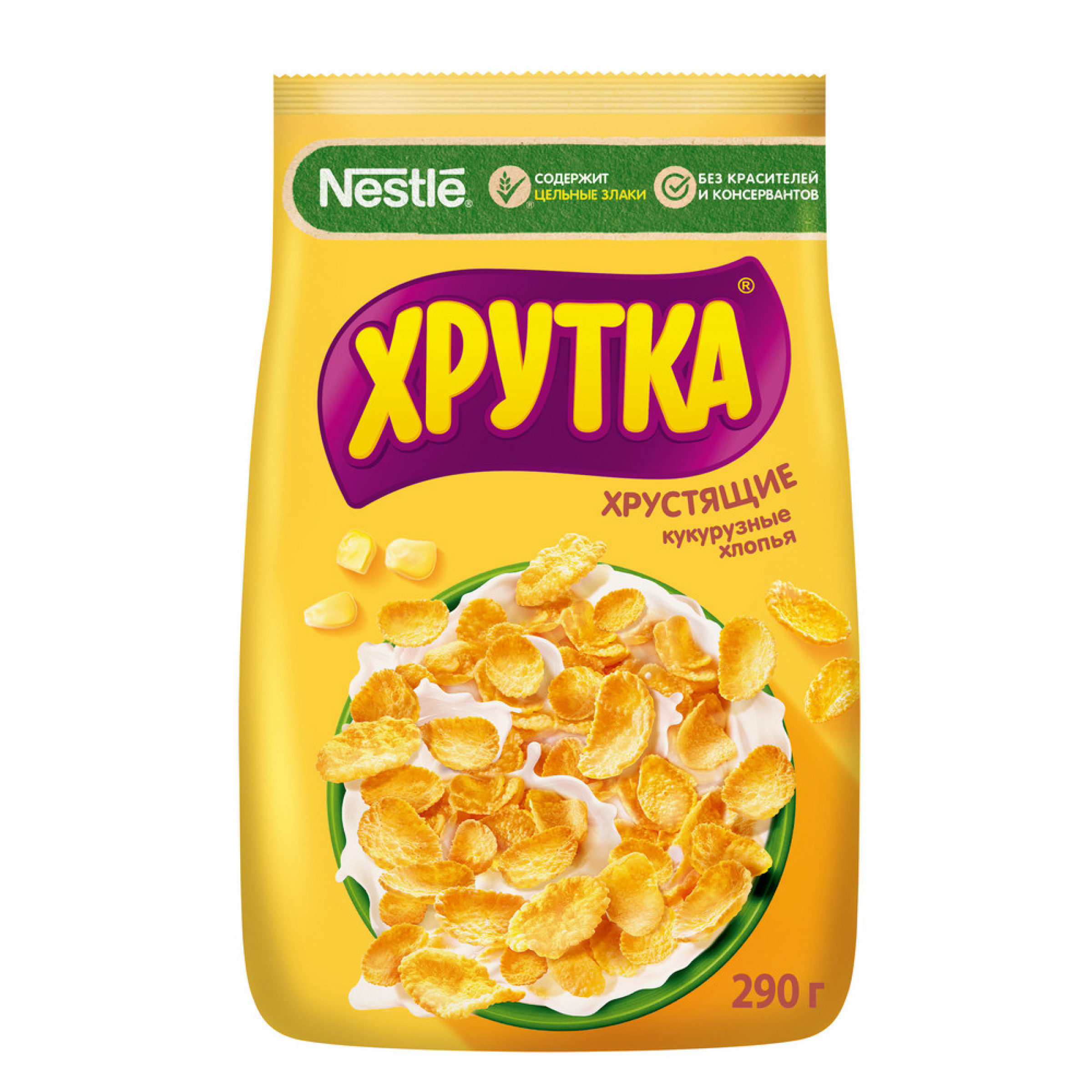 Готовый завтрак Хрутка кукурузные хлопья, 290г