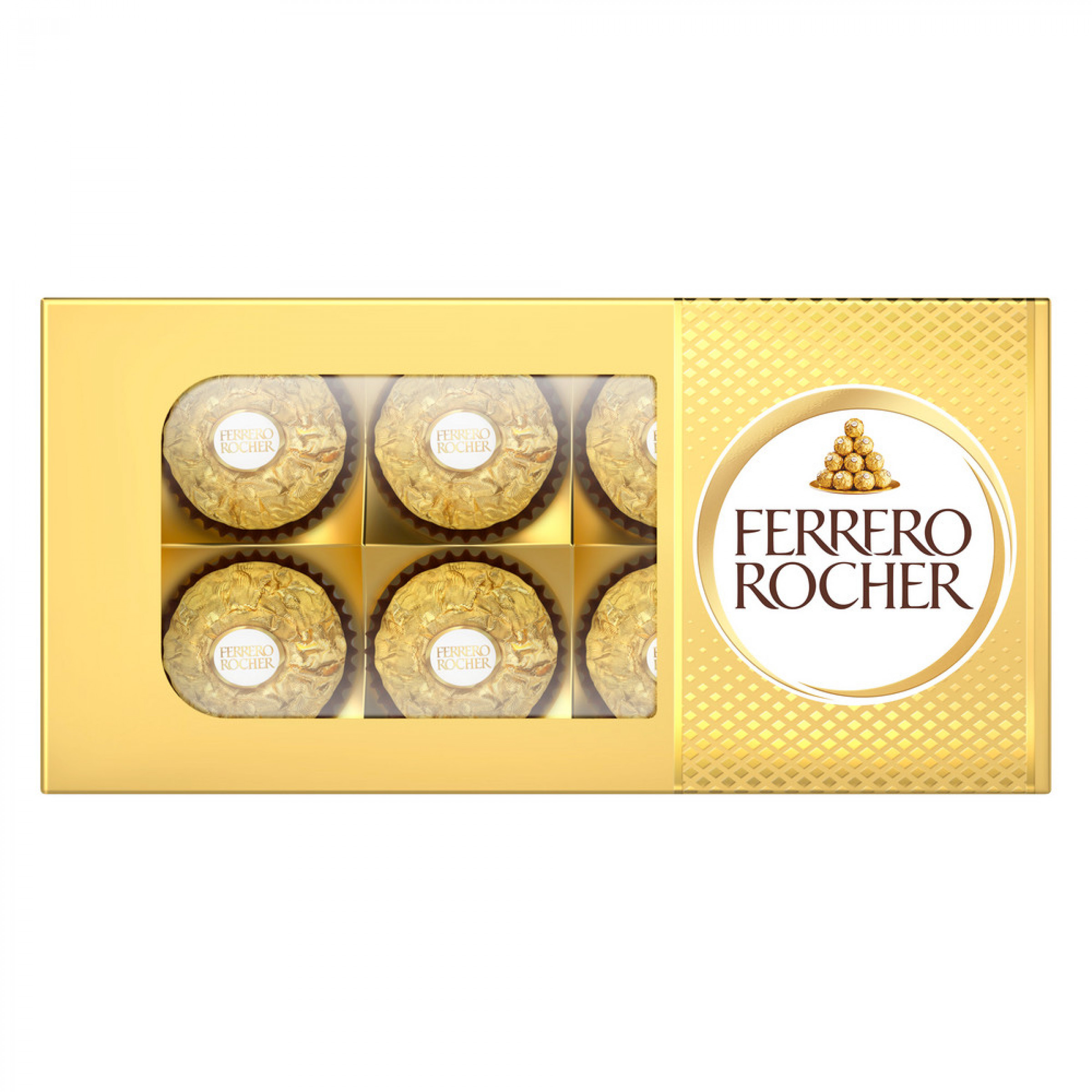 Конфеты Ferrero Rocher, молочный шоколад и лесной орех, 75г