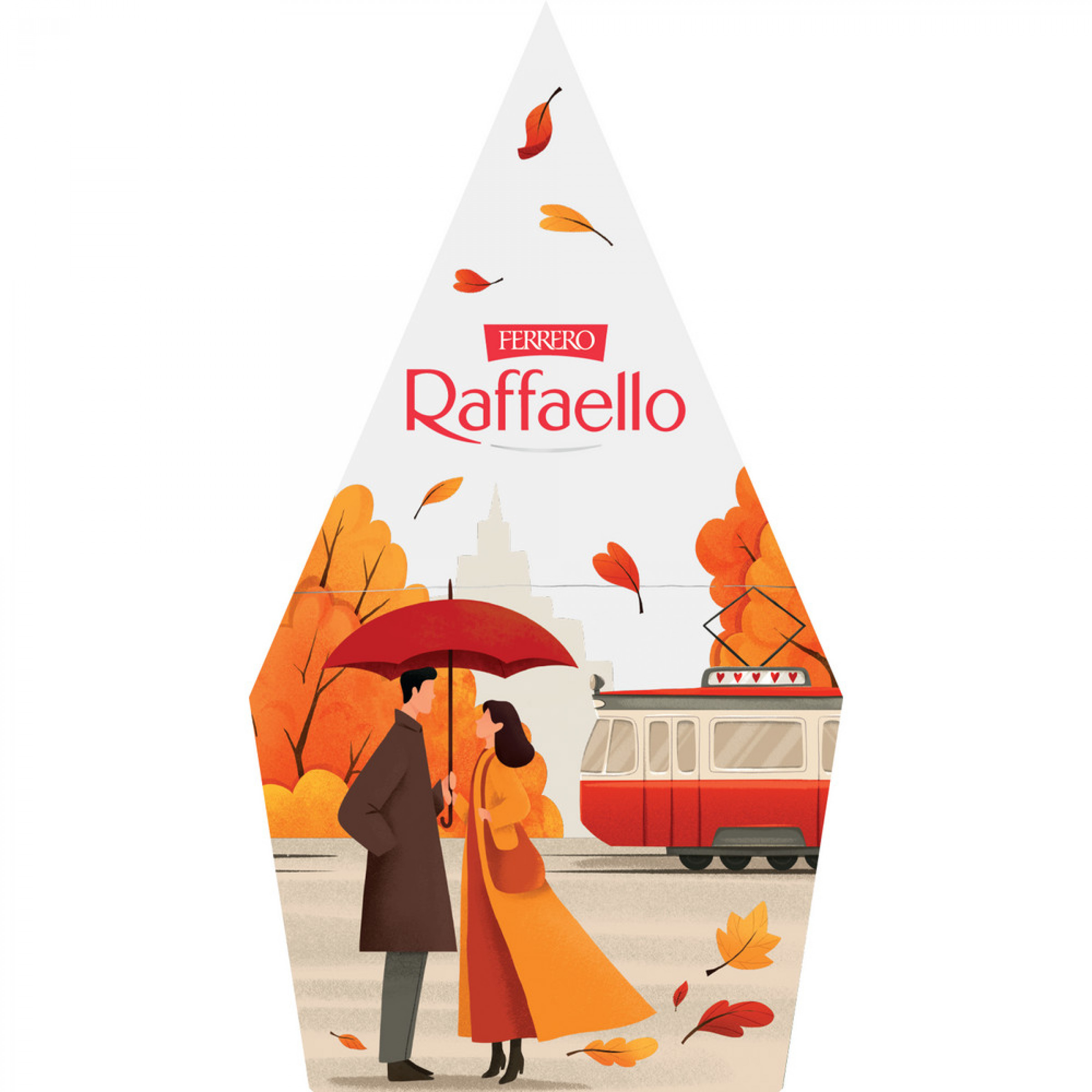 Конфеты Raffaello с цельным миндальным орехом в кокосовой обсыпке, 50 г