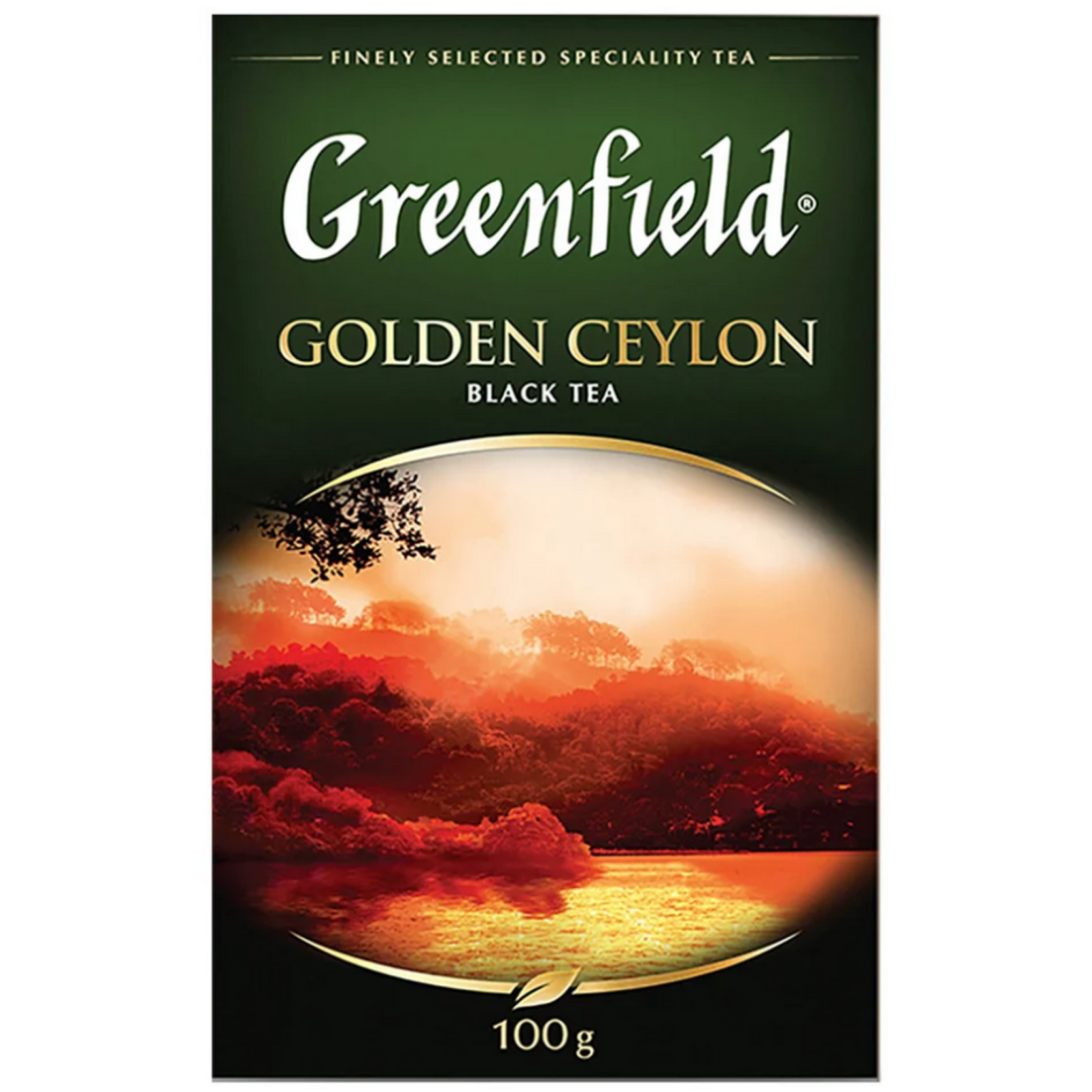 Чай черный Golden Ceylon Greenfield цейлонский листовой, 100 г