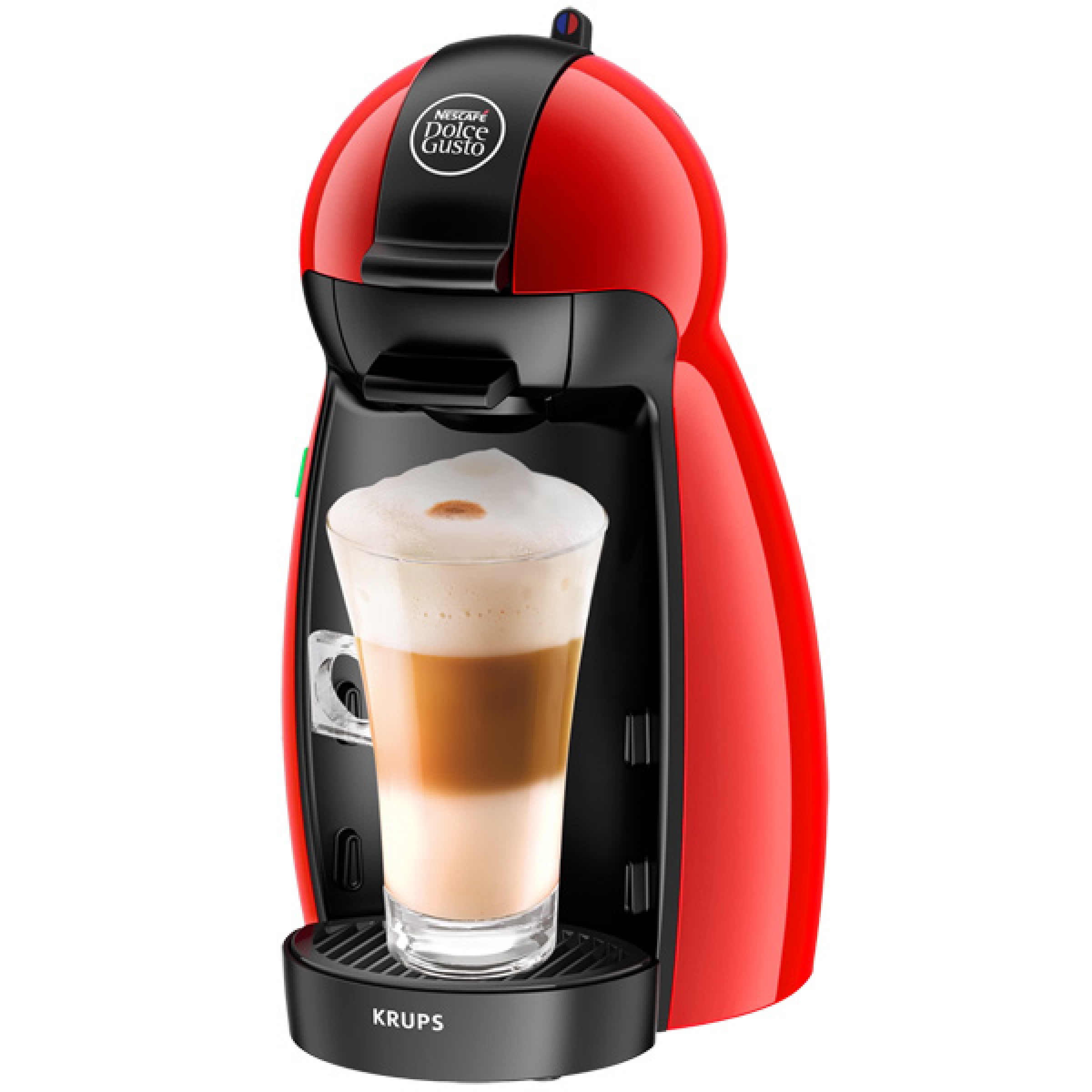 Кофемашина капсульная KRUPS DOLCE GUSTO Piccolo KP100610, пластиковая, красная