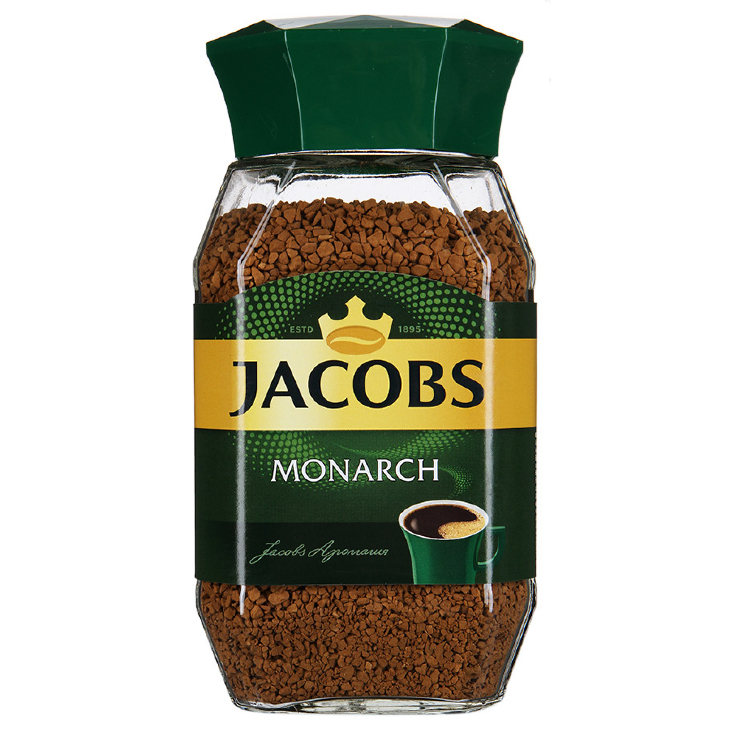 Кофе натуральный растворимый сублимированный Jacobs Monarch 95 г