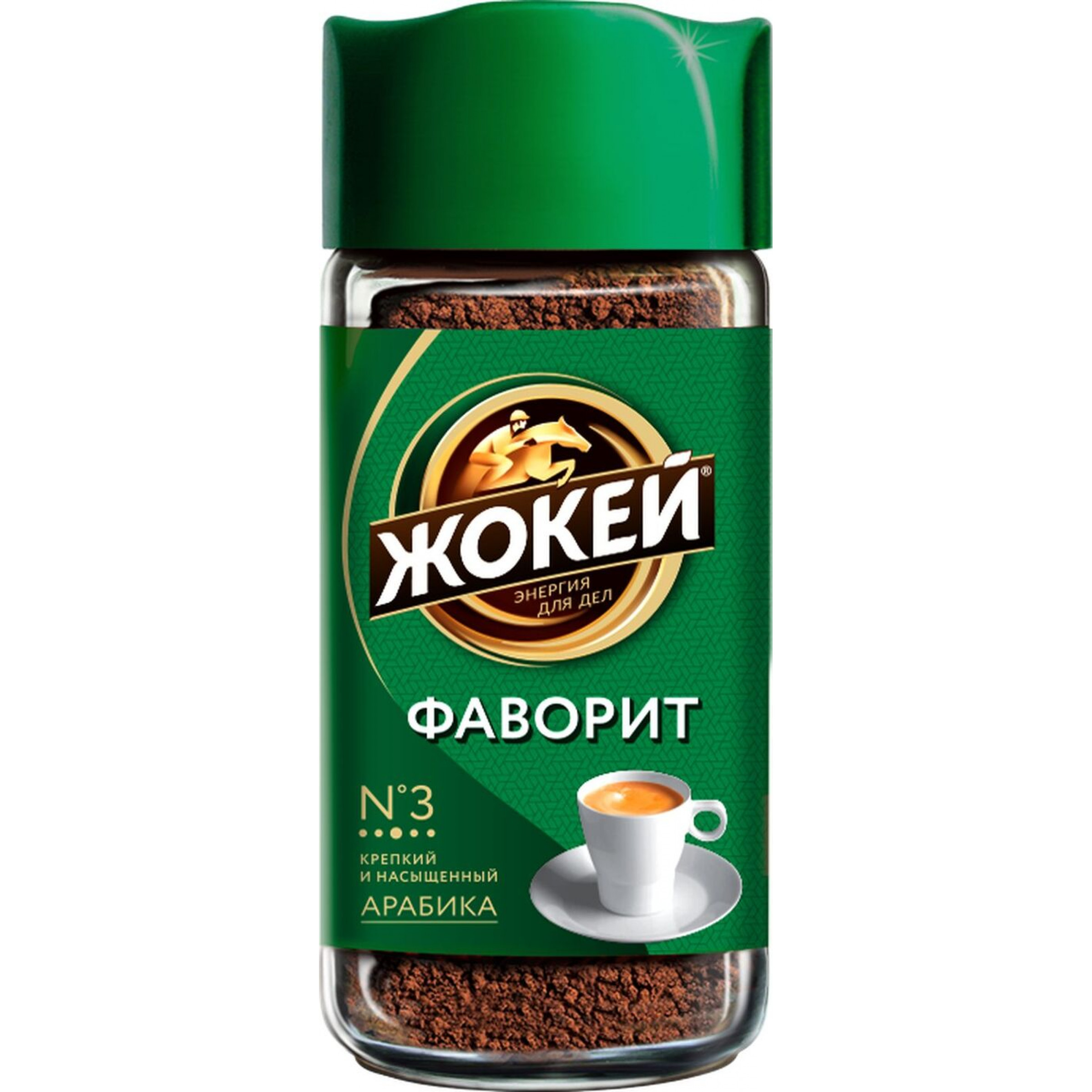 Кофе растворимый сублимированный Жокей Фаворит 95 г
