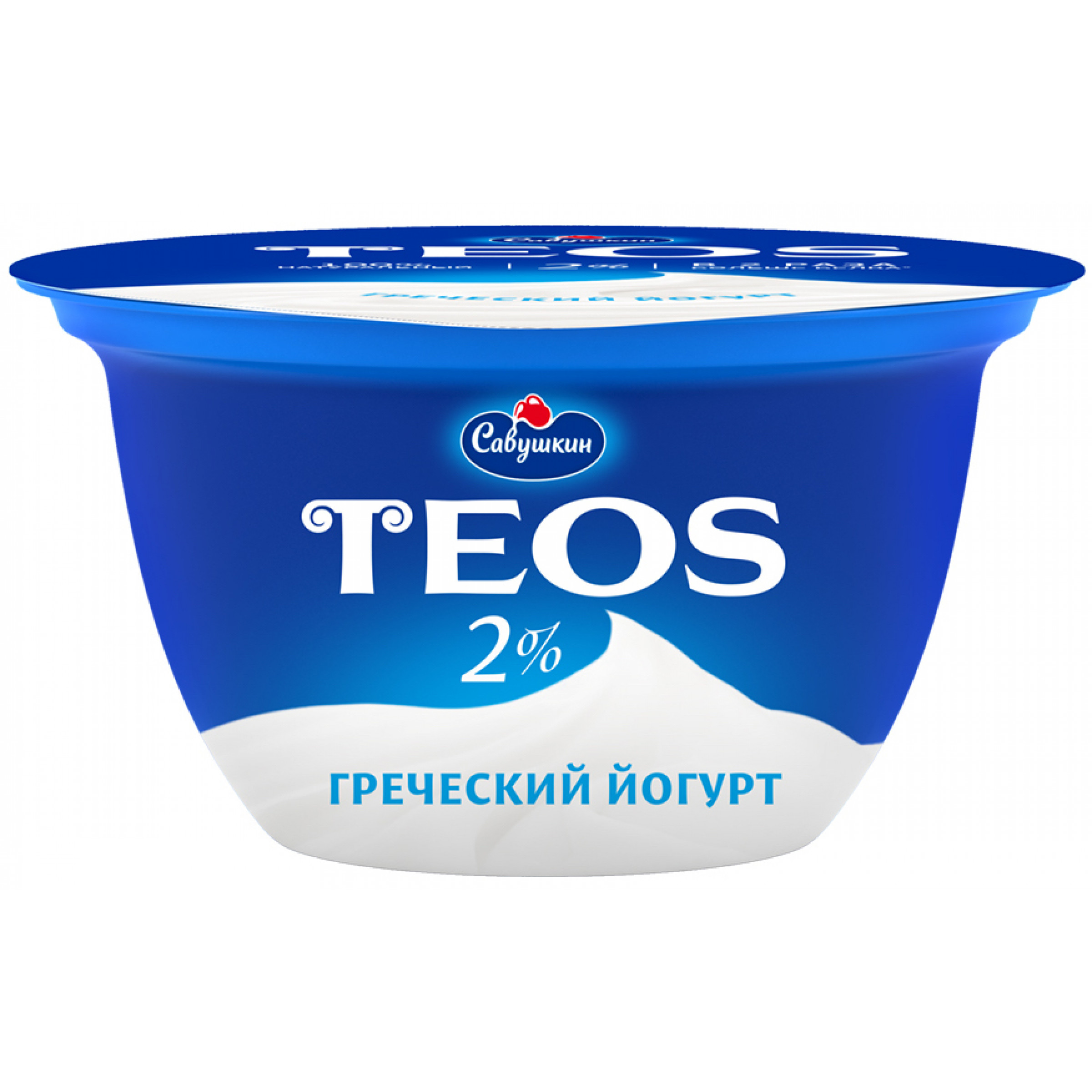 Греческий йогурт Teos 2% савушкин продукт, 140гр.