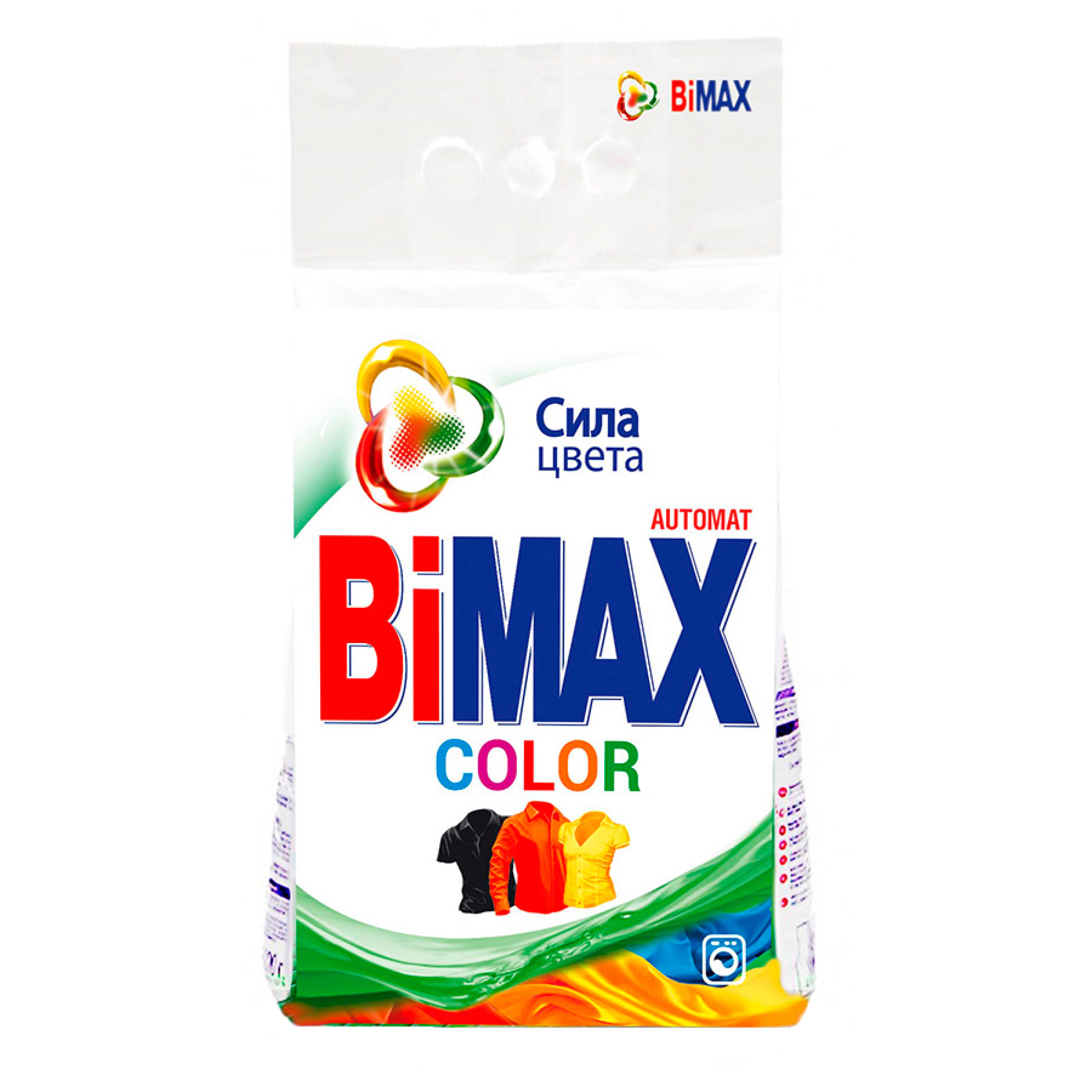 Стиральный порошок Bimax Color для цветных вещей автомат, 3 кг