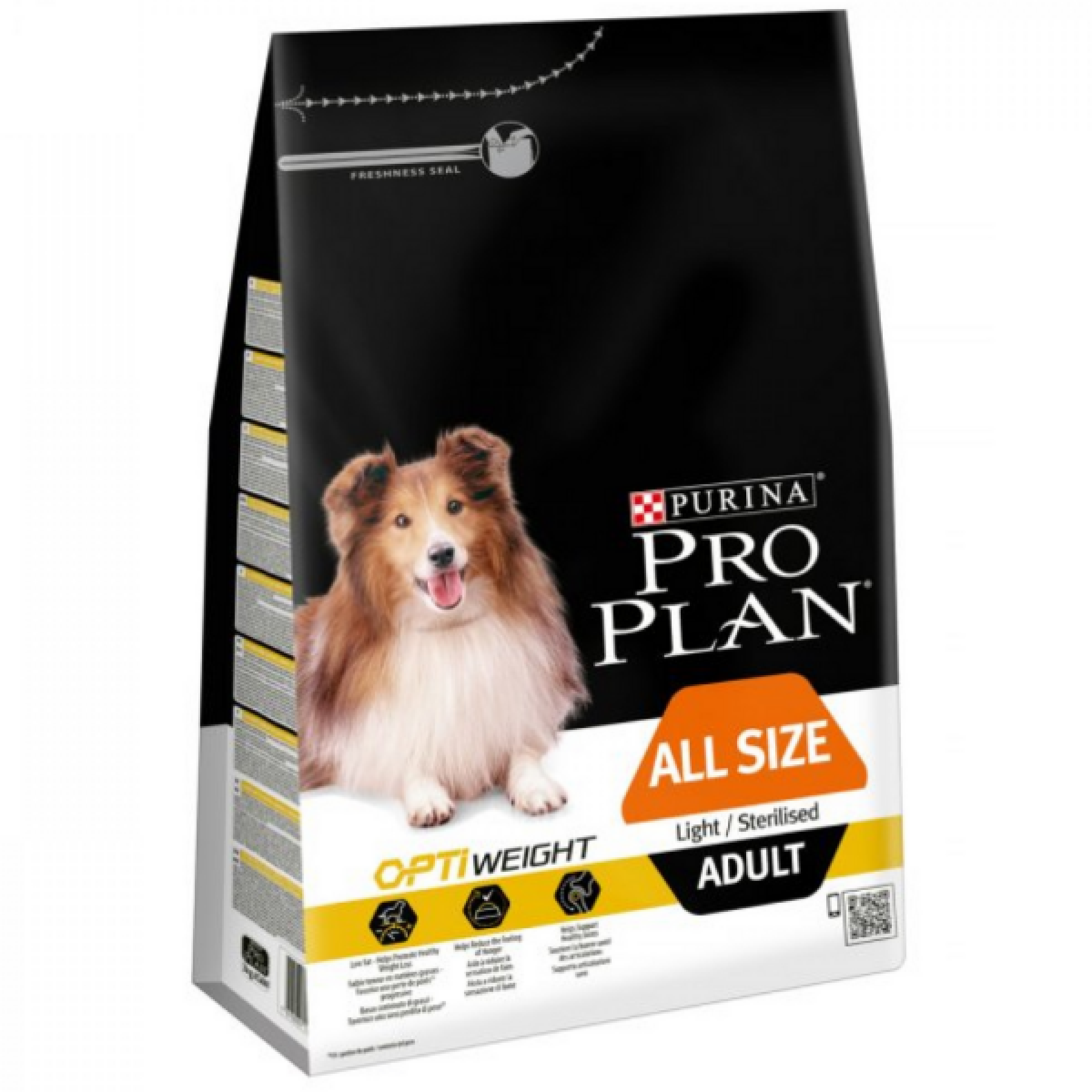Сухой корм Purina Pro Plan Adult Light для взрослых собак с курицей и рисом, 3 кг