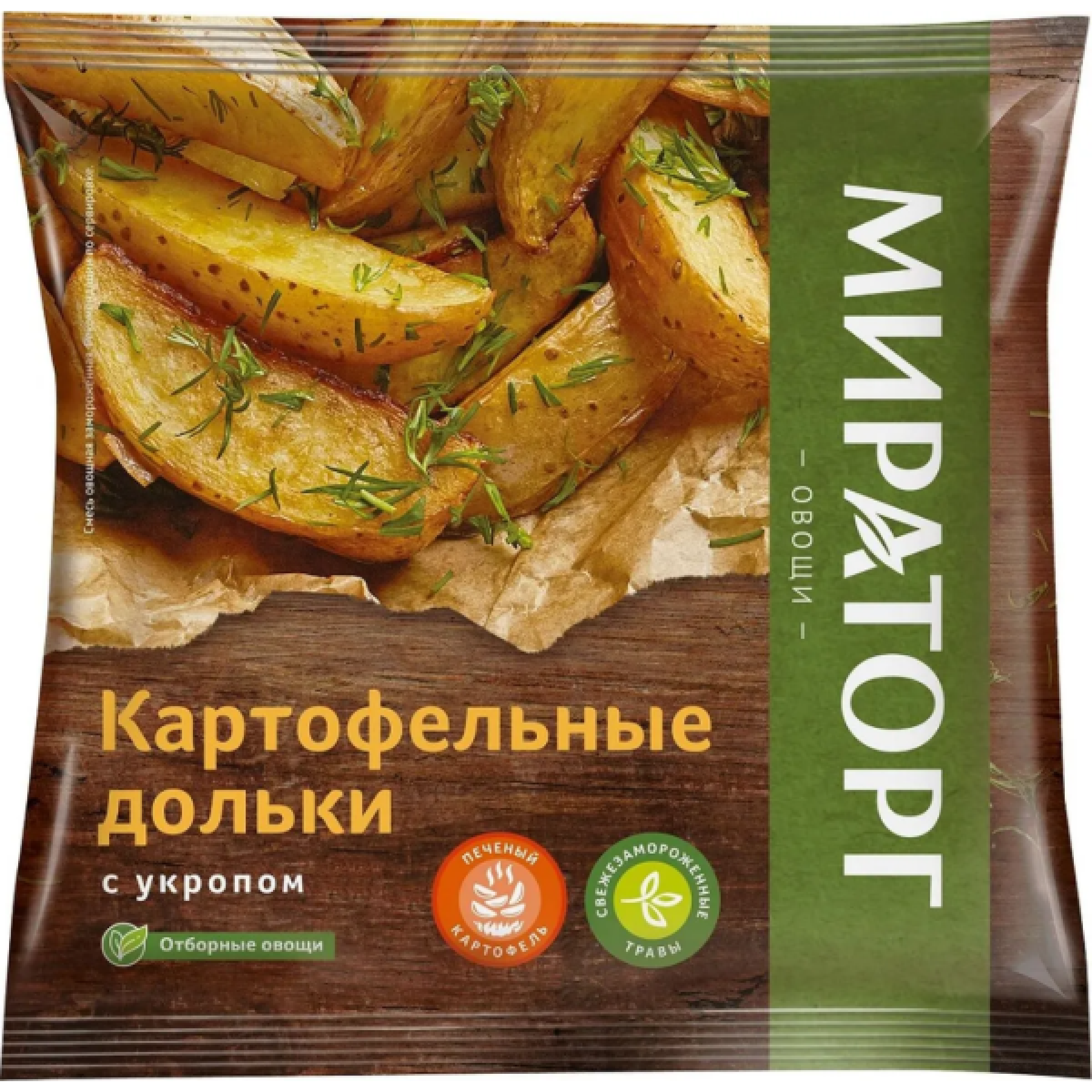Картофельные дольки с укропом свежемороженные Vитамин, 400гр