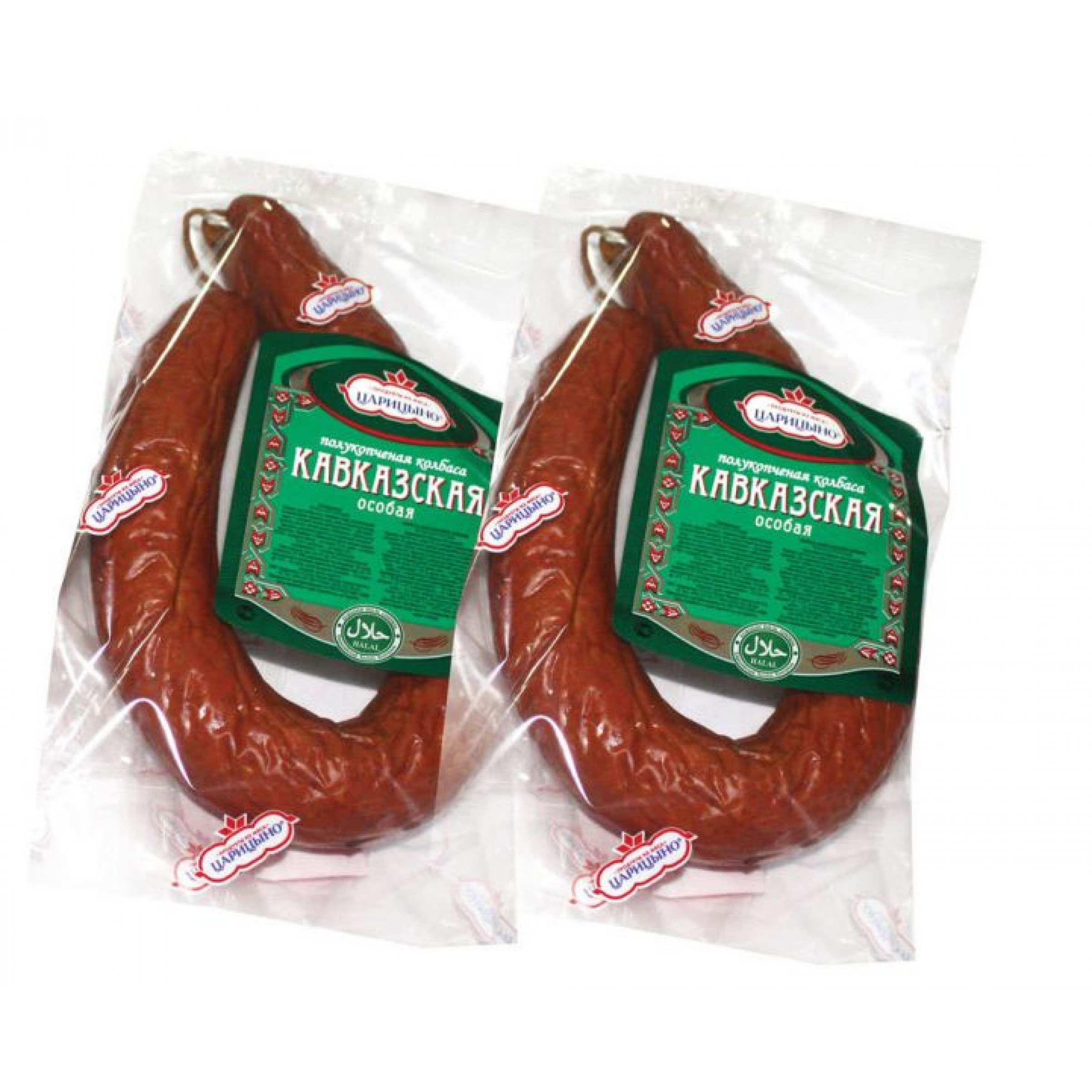 Полукопченая колбаса Кавказская особая Царицыно (средний вес: 3000 г)