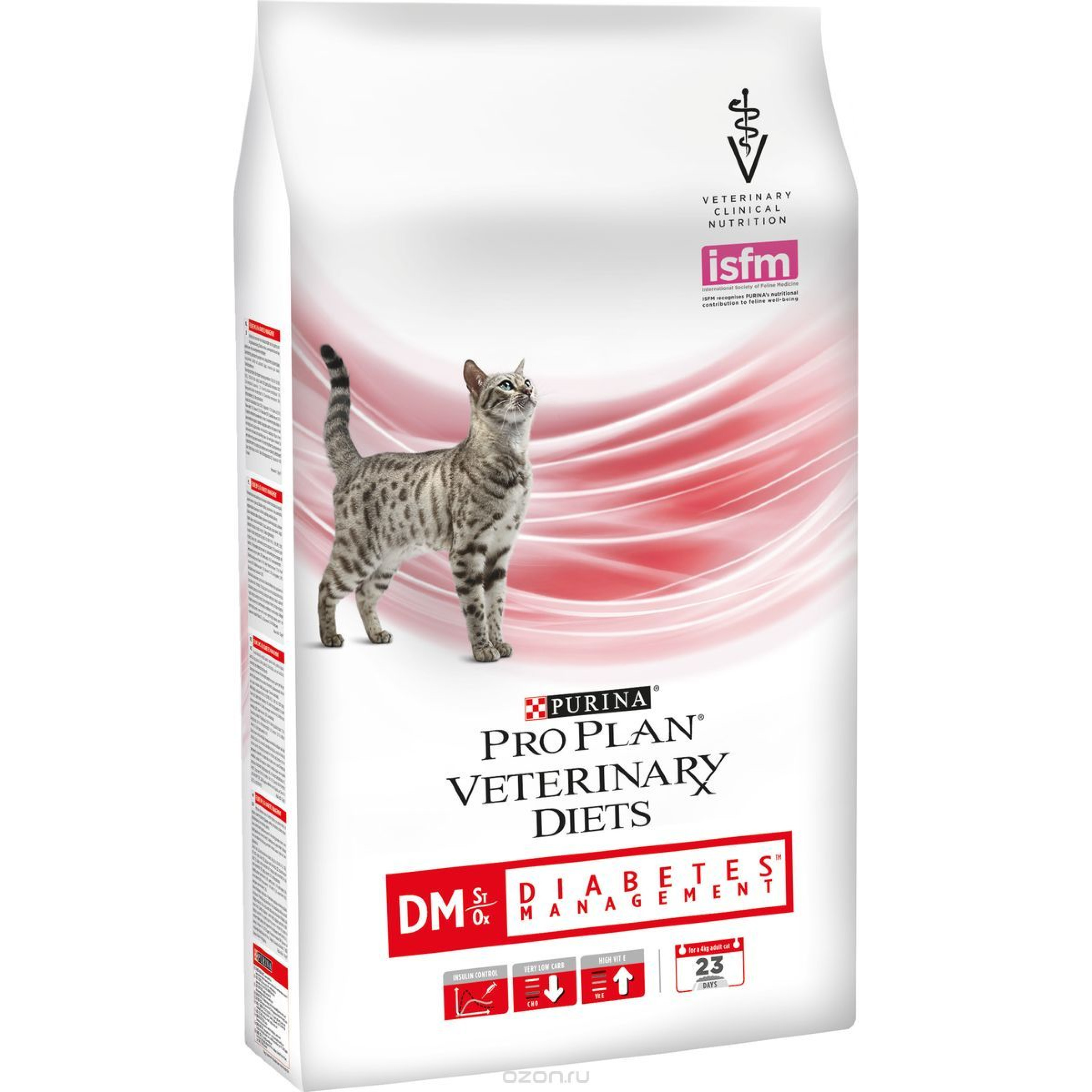 Сухой корм для кошек при ожирении Purina Pro Plan (вет. корма) DM, 1.5кг