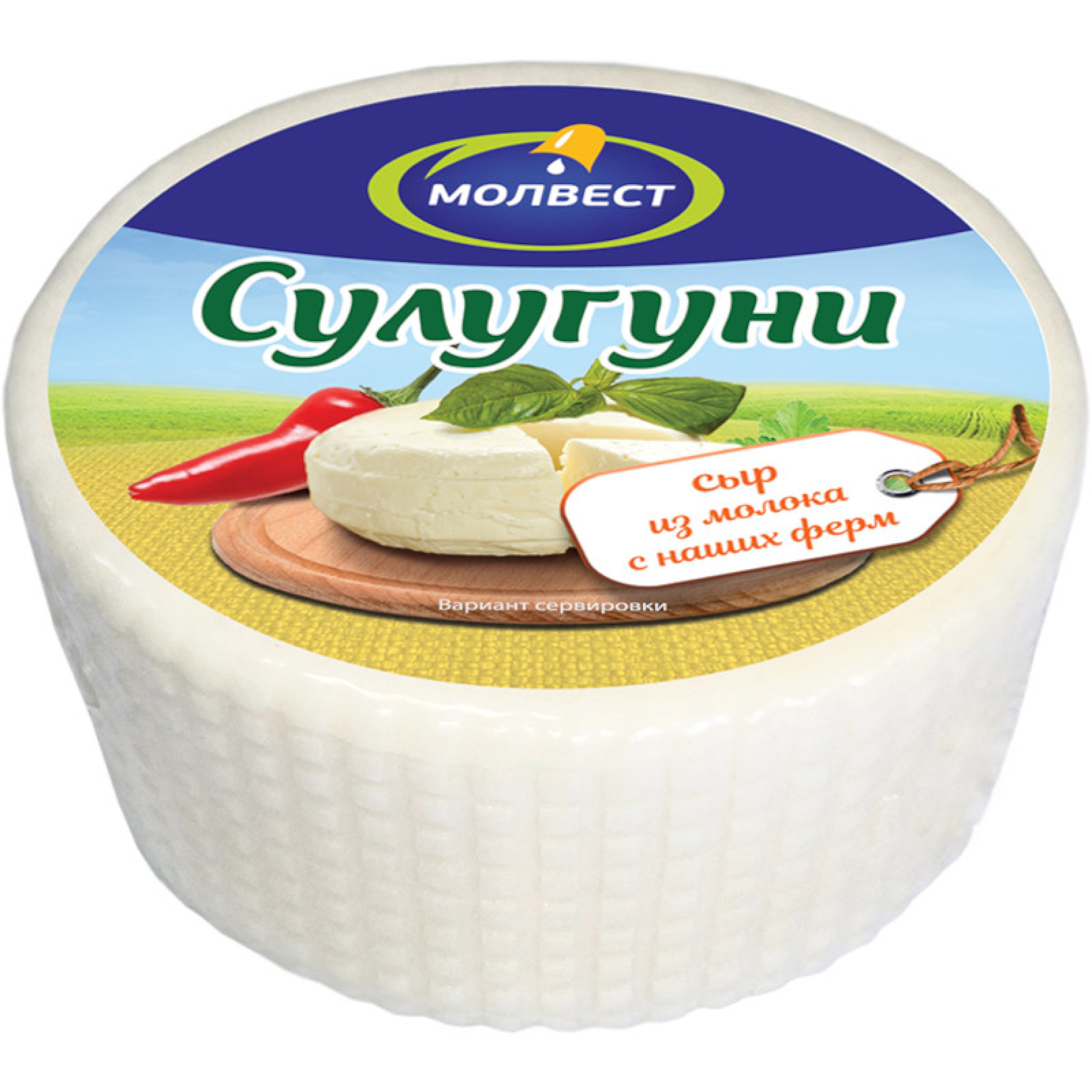 Сыр Сулугуни Молвест 45%, 300 г