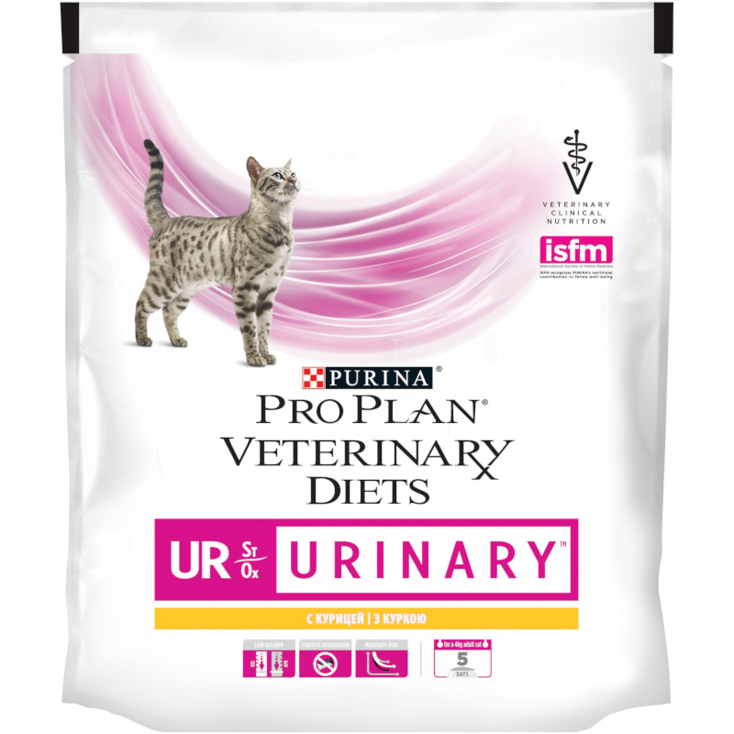 Сухой корм для кошек при болезнях мочевыводящих путей Pro Plan Veterinary diets UR c курицей 350 г