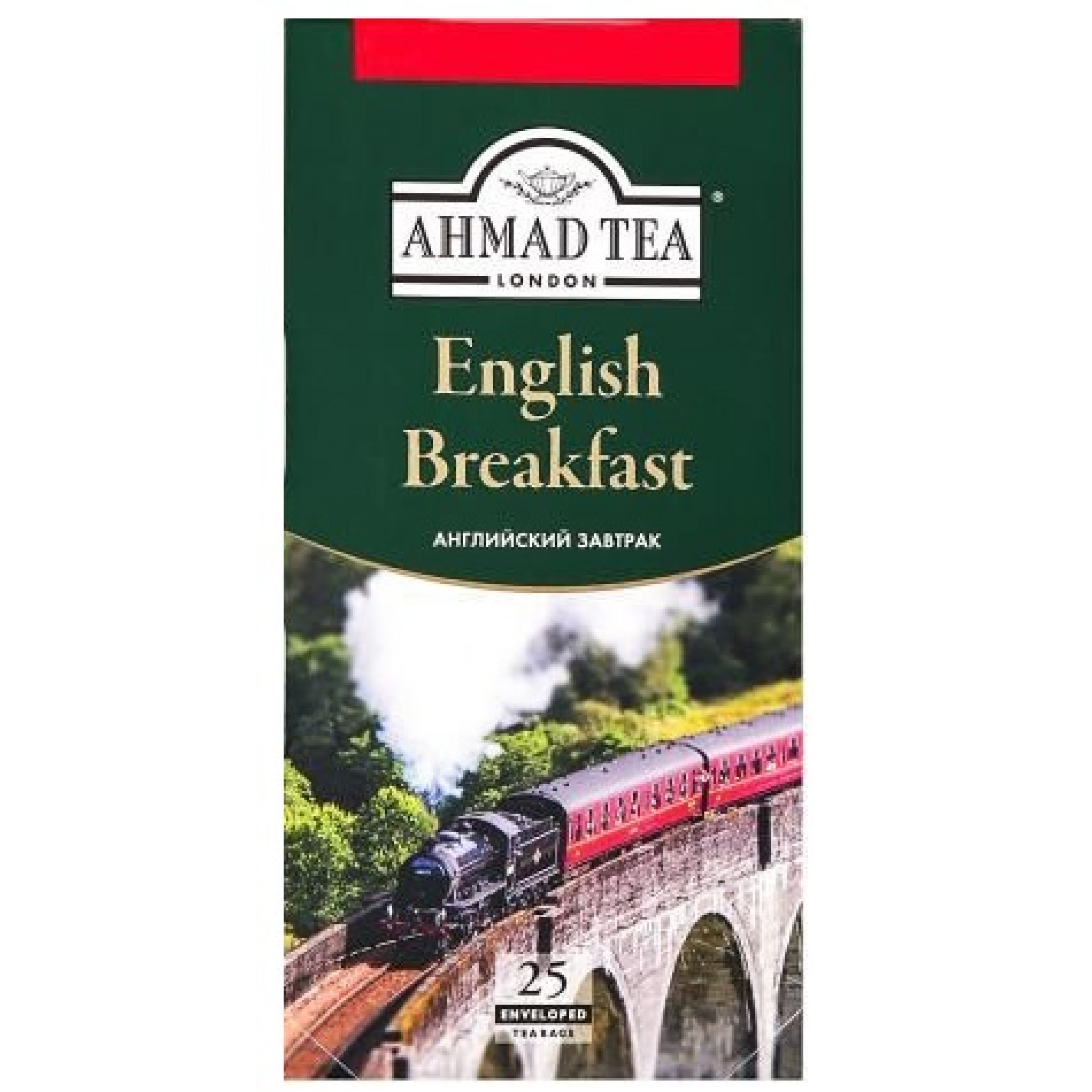 Чай английский завтрак Ahmad Tea, 25 пакетиков