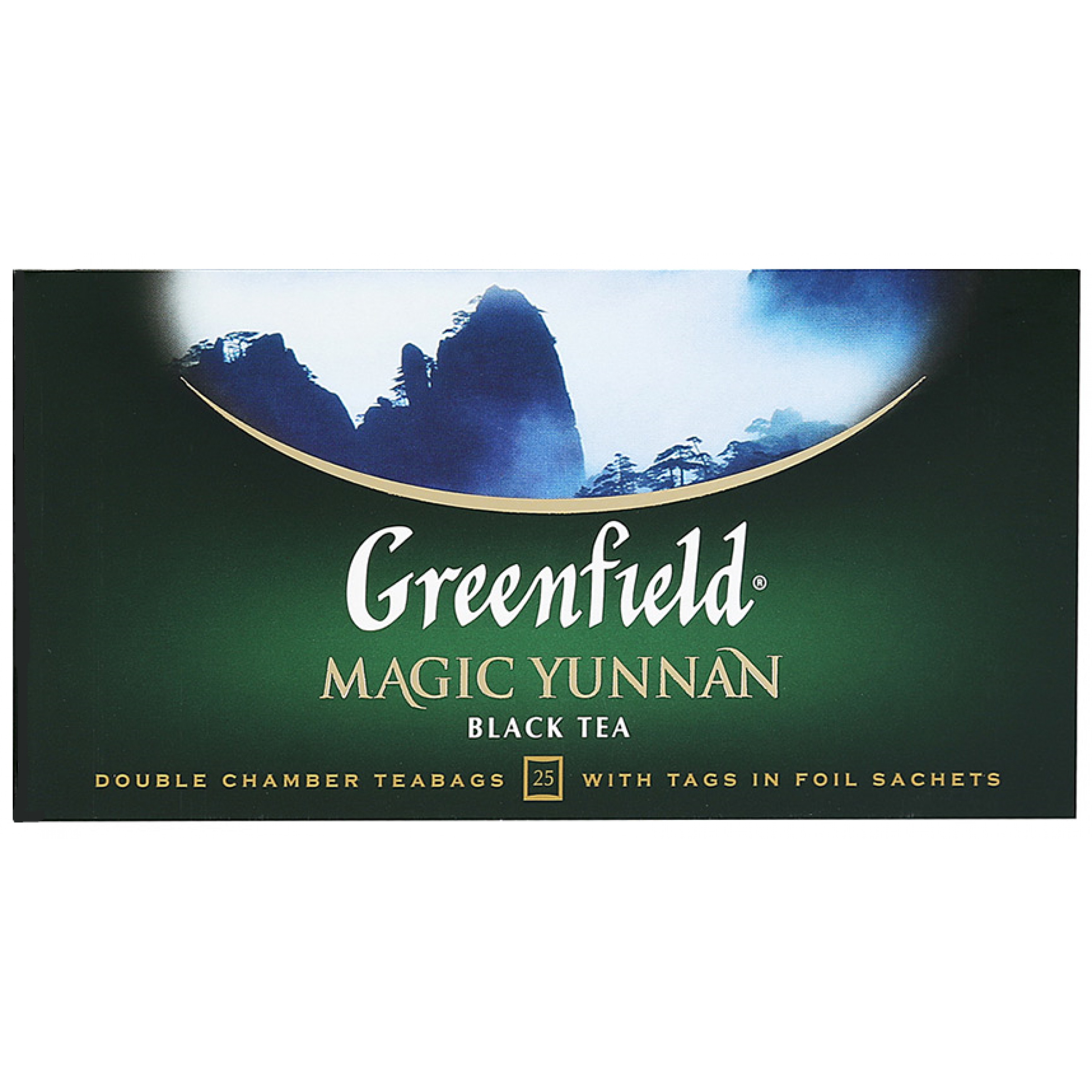 Чай черный китайский Magic Yunnan Greenfield, 25 пакетиков