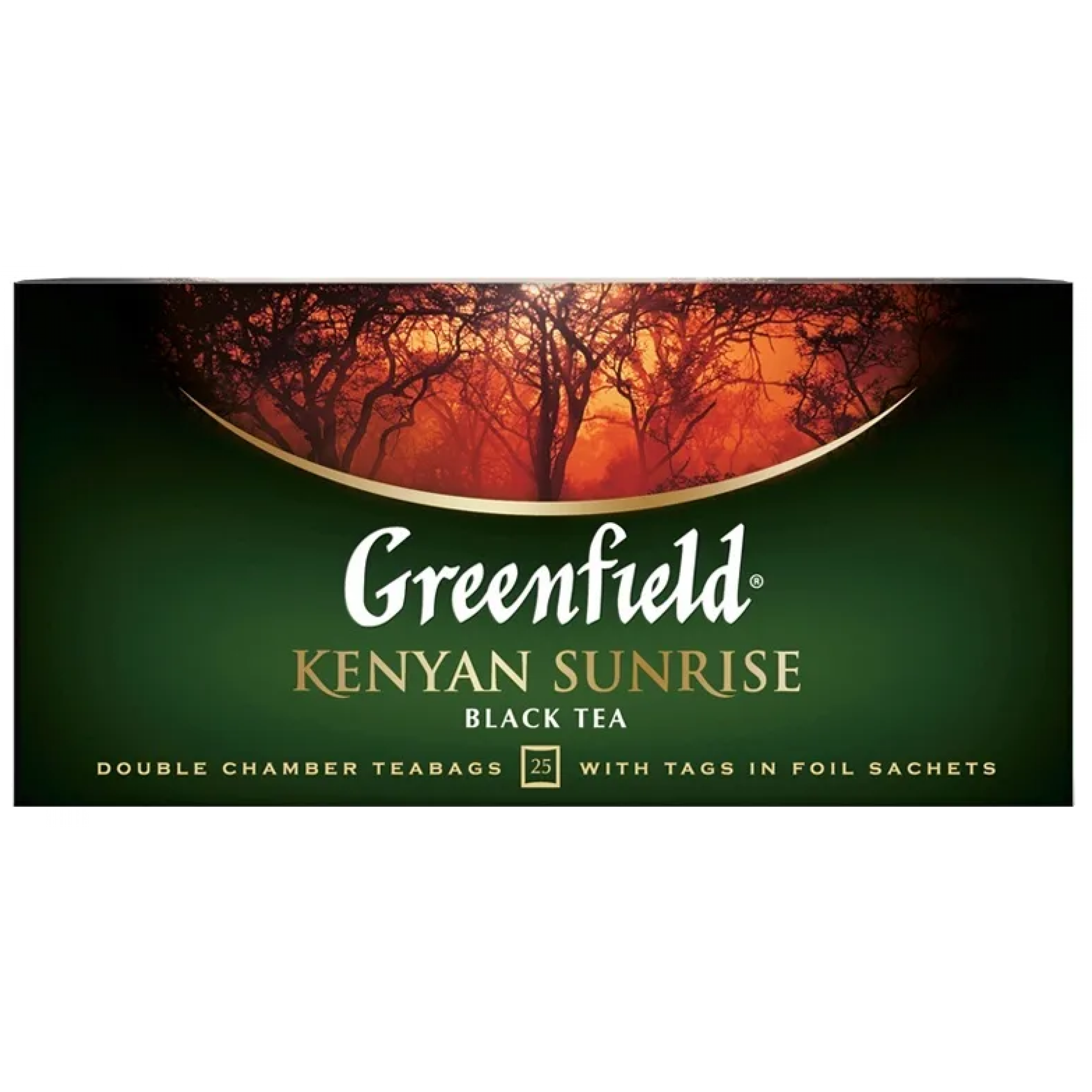 Чай черный Kenyan Sunrise Greenfield, 25 шт * 1,5 г