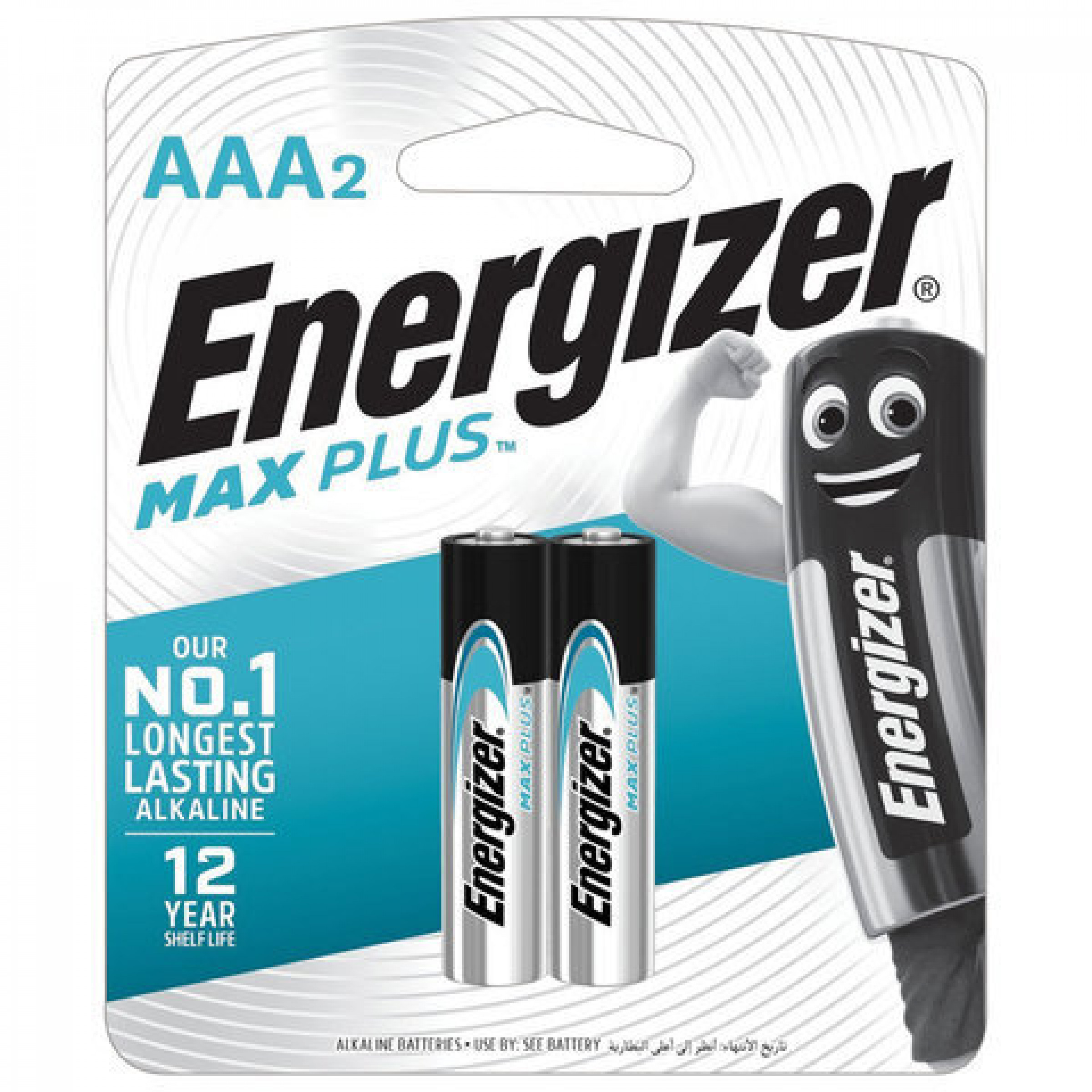 Батарейки Max Plus AAA/E92 BP2 ENERGIZER, 2шт