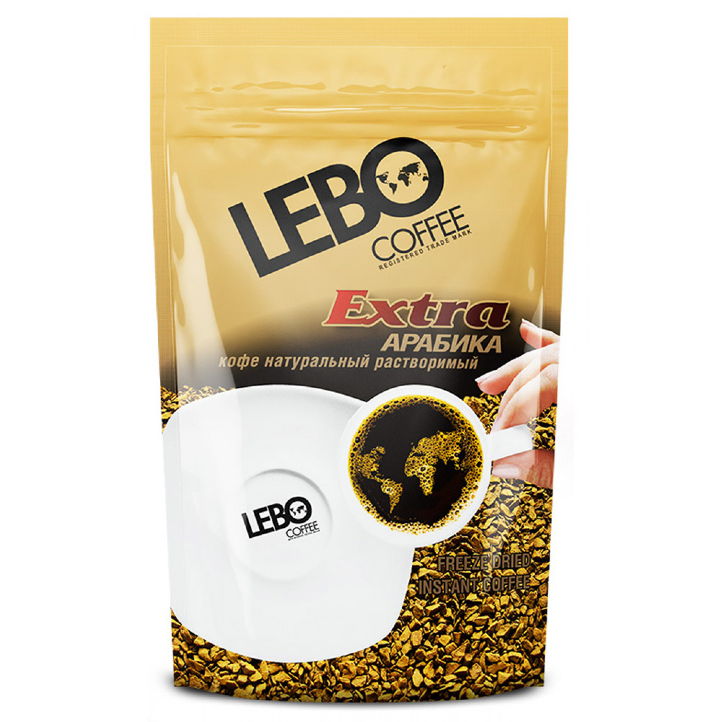 Кофе растворимый сублимированный Lebo Extra 100 г