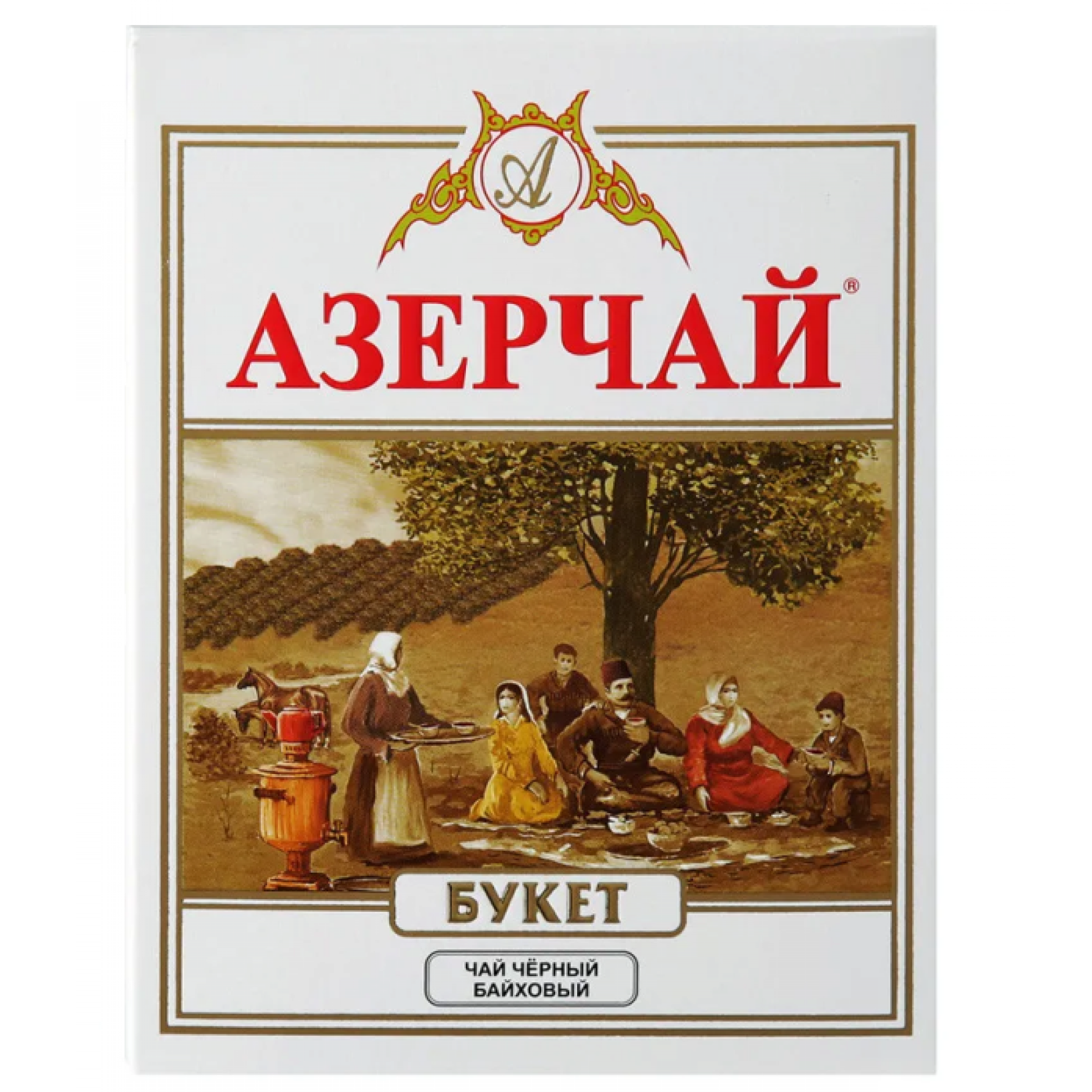 Чай черный Азерчай Букет листовой, 100 г