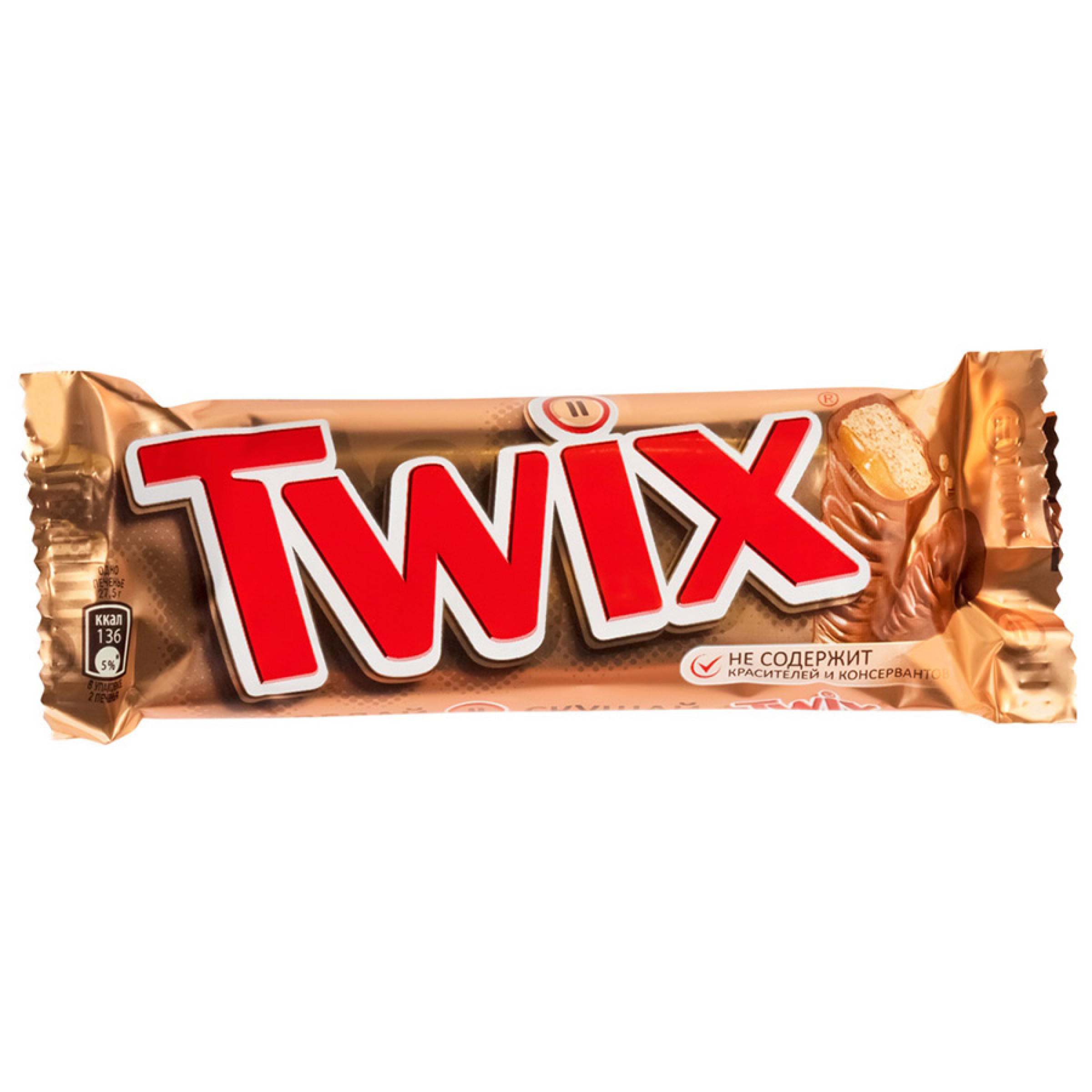 Шоколадный баточник Twix, 55 г