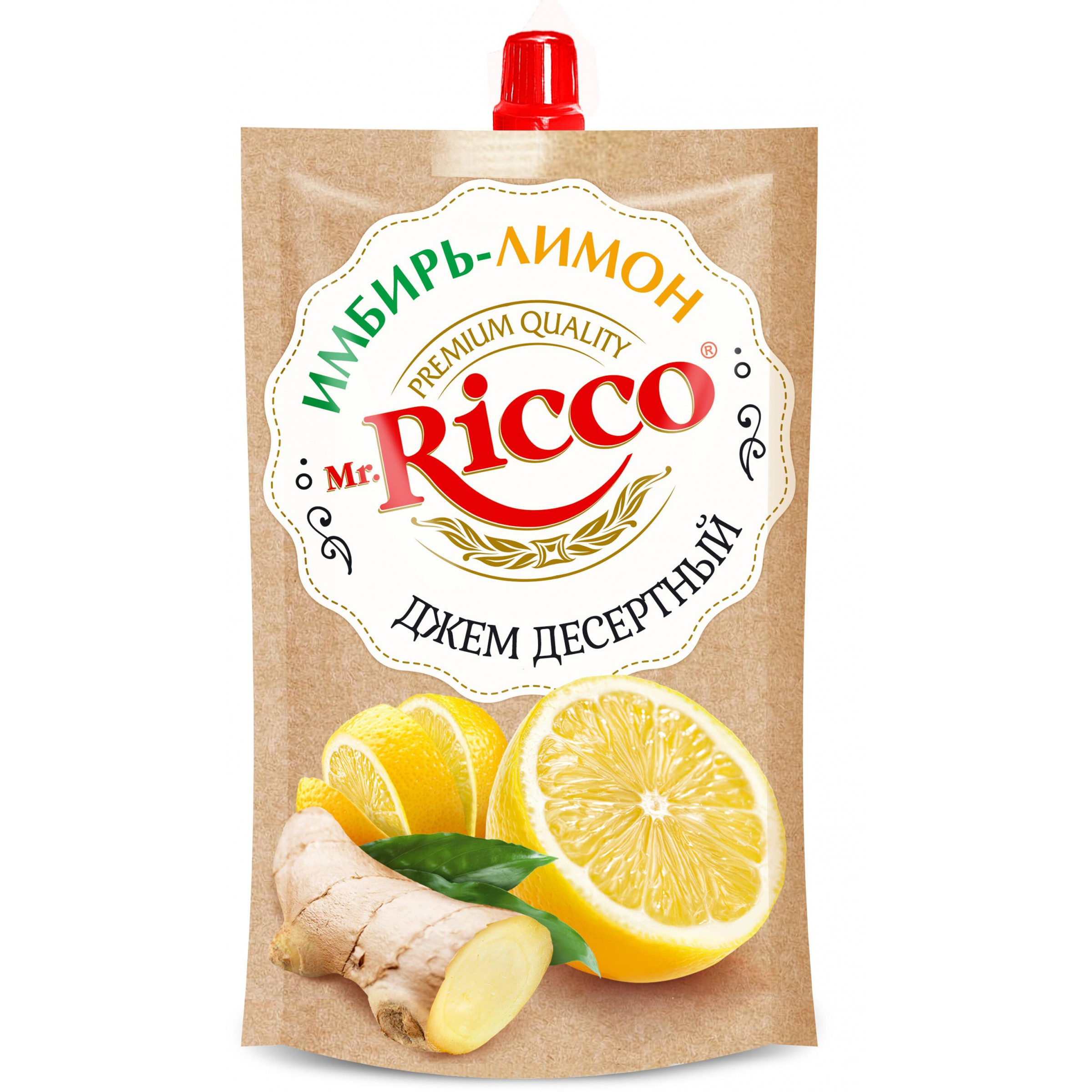 Десертный джем Mr.Ricco Имбирь - лимон 300 г