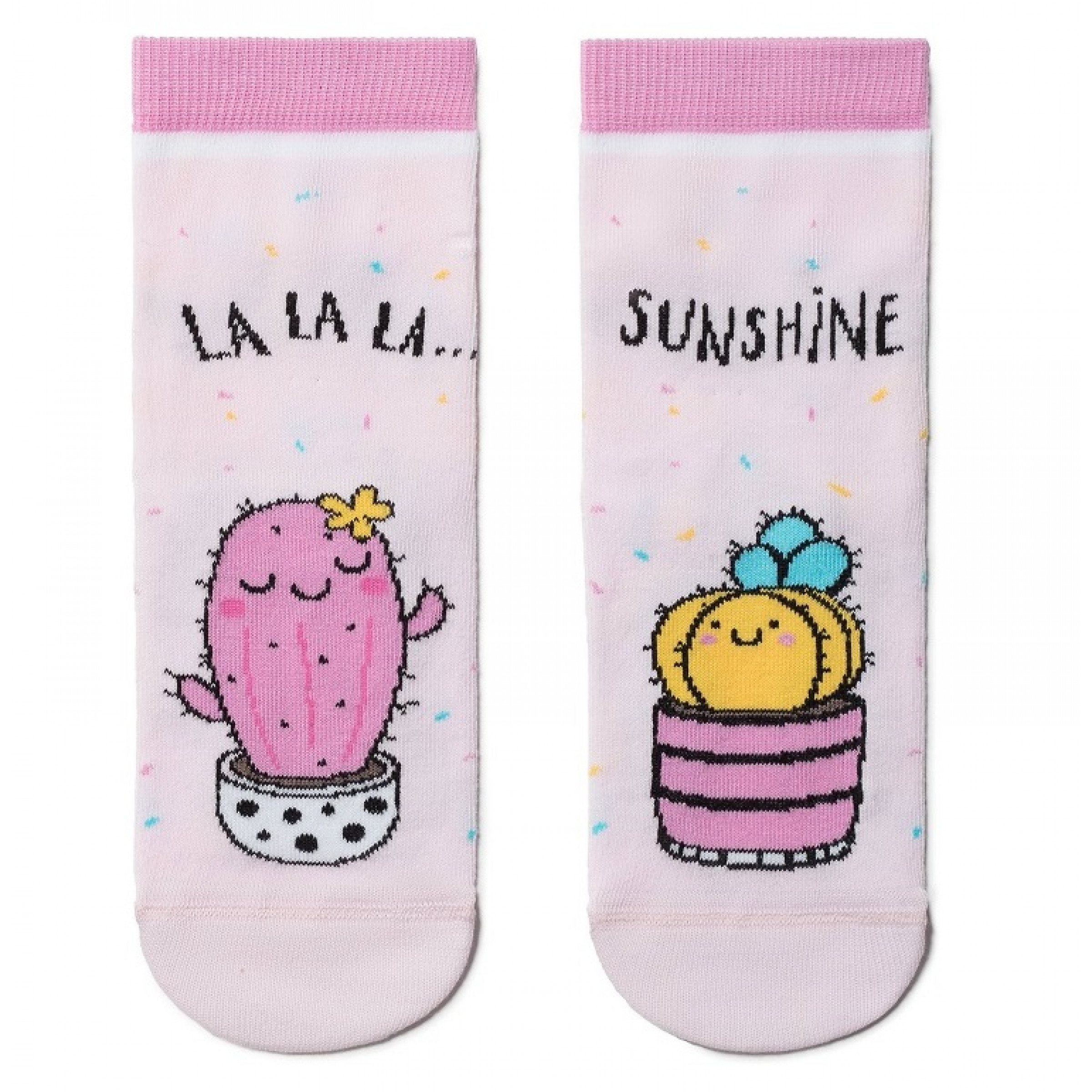 Детские носки Conte Веселые ножки 30-32 размер светло-розовый цвет