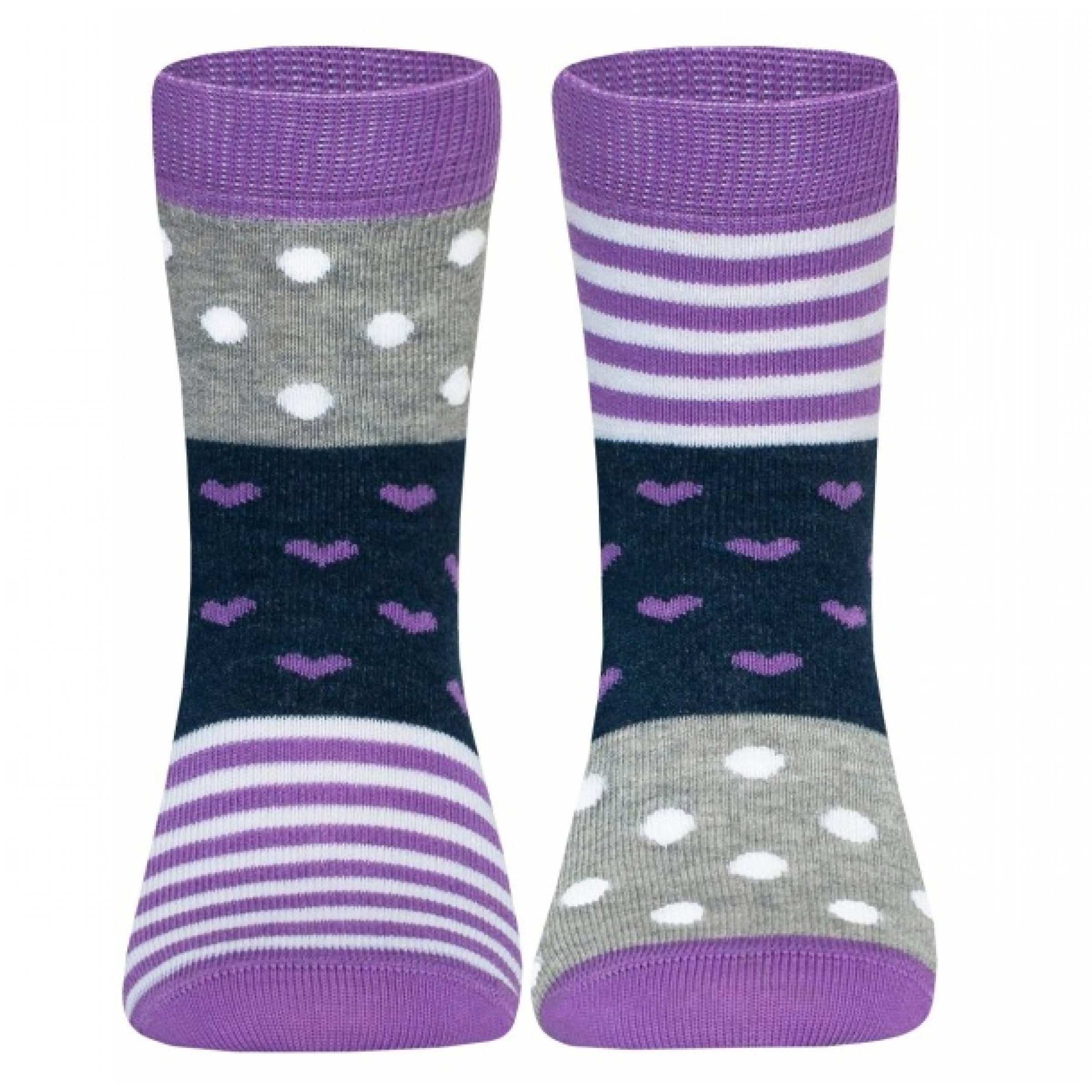 Детские носки Conte Веселые ножки 24-26 размер серо-сиреневый цвет