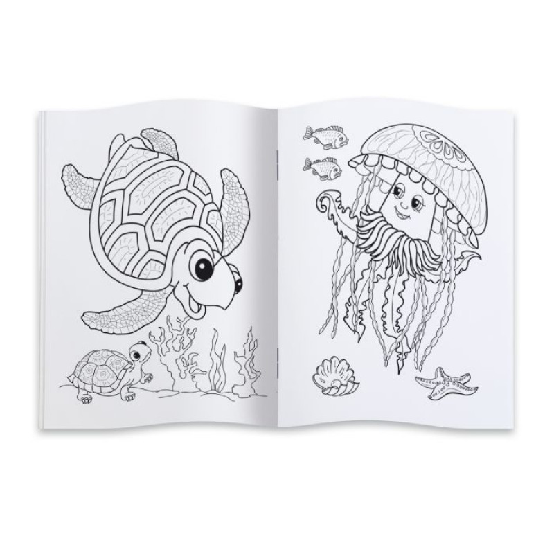 Подводный мир Раскраски распечатать бесплатно. | Fish coloring page, Coloring books, Coloring pages