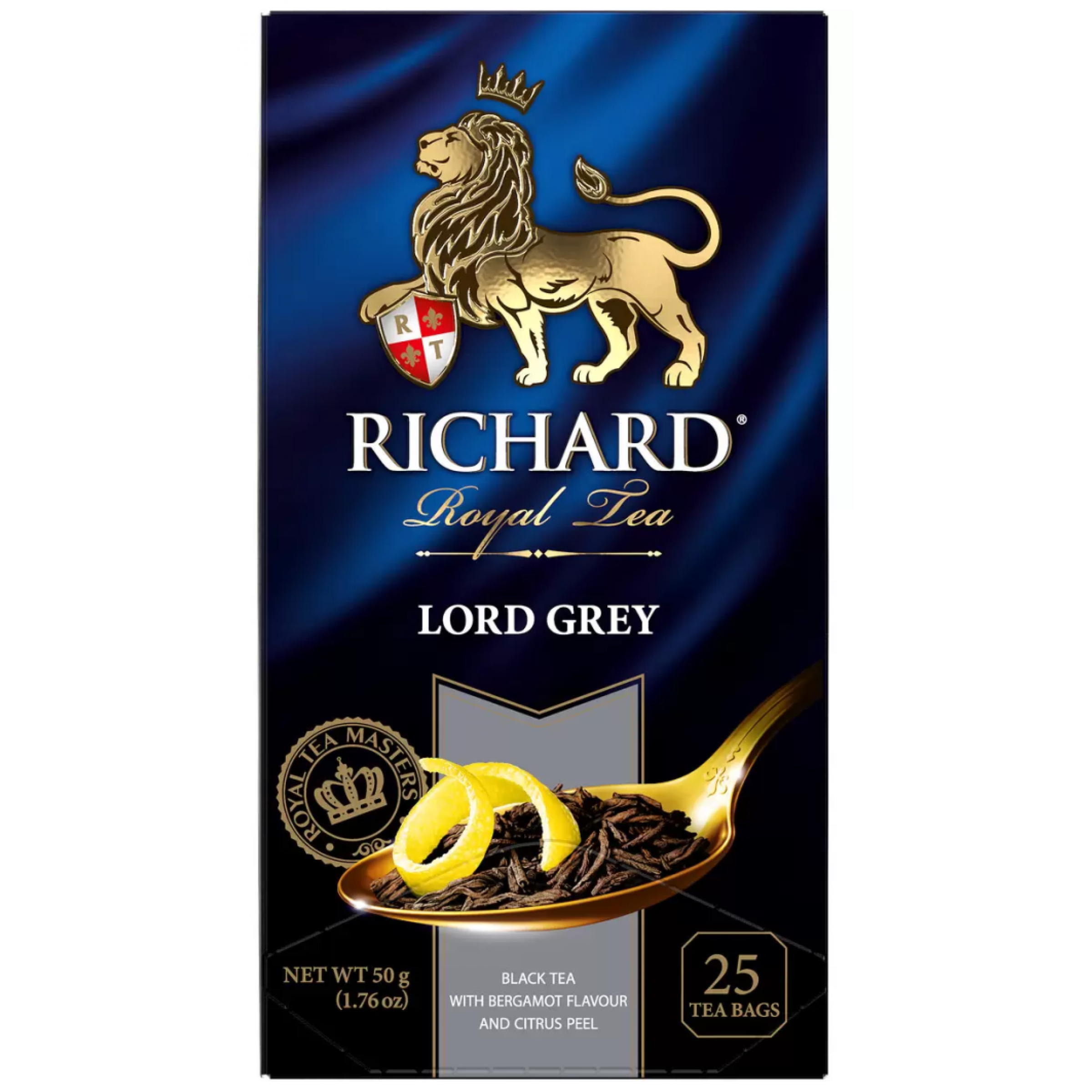 Чай черный Richard Lord Grey бергамот и цитрус, 25пак*2гр