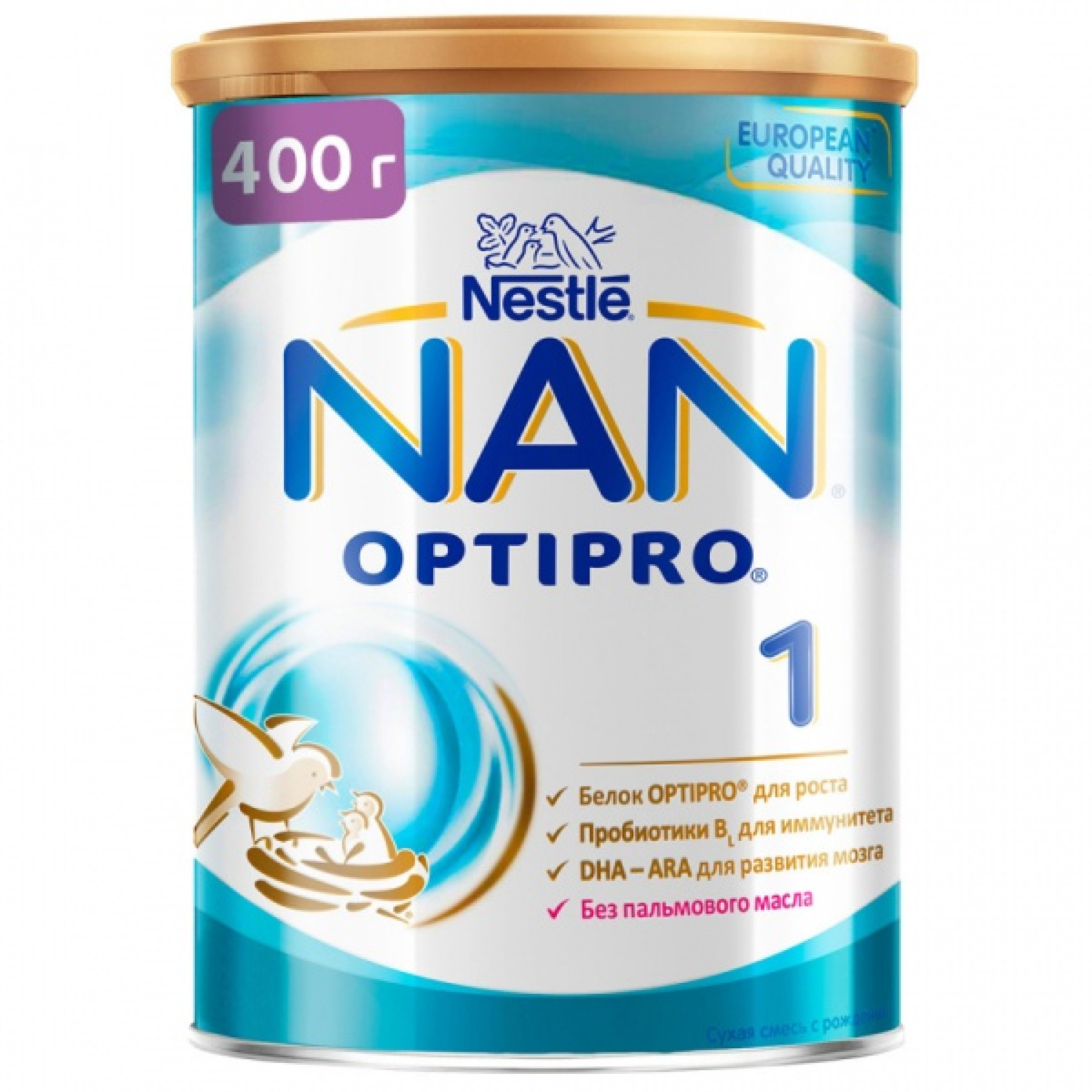 Смесь молочная сухая Nan Nestle Optipro 1 c 0 месяцев 400 г