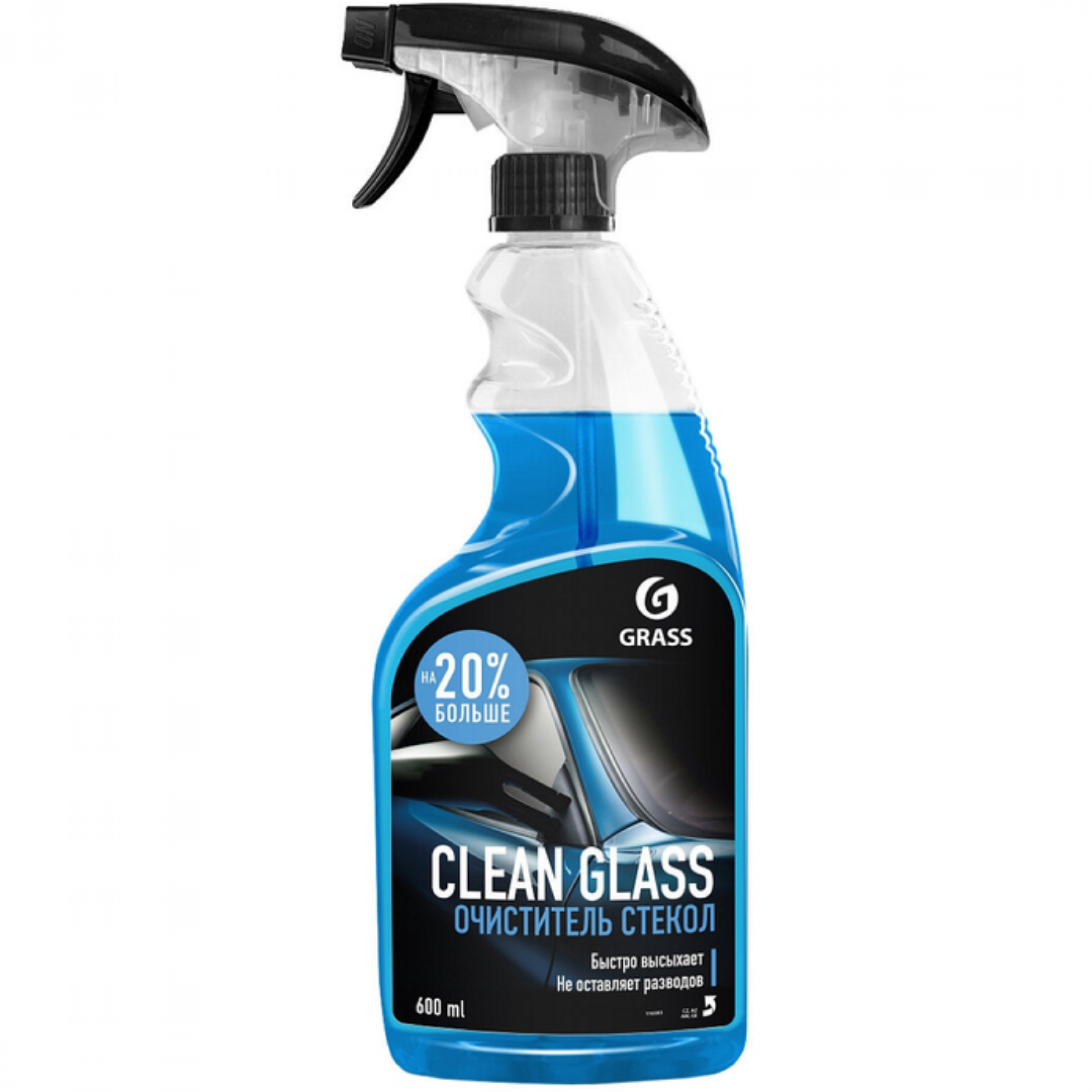 Очиститель стекол Clean Glass GRASS универсальный, 600мл