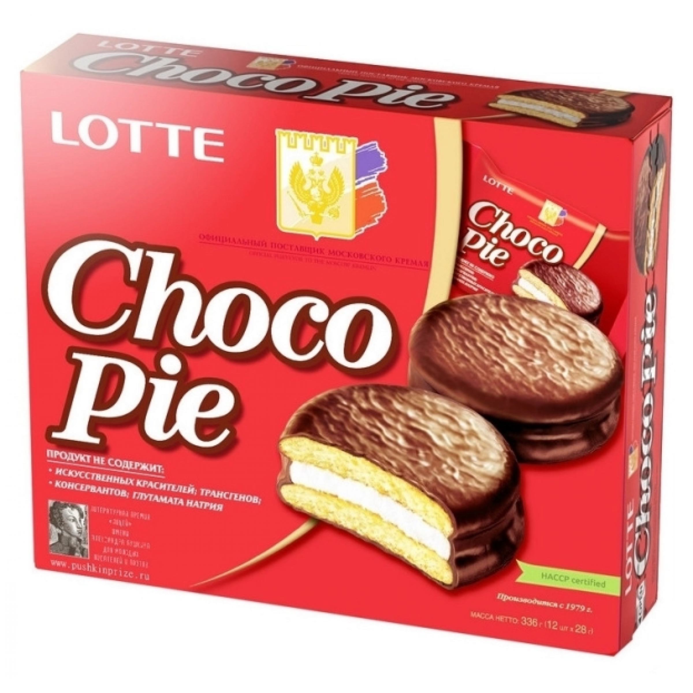 Пирожное Chocolate Pie LOTTE, 336 г