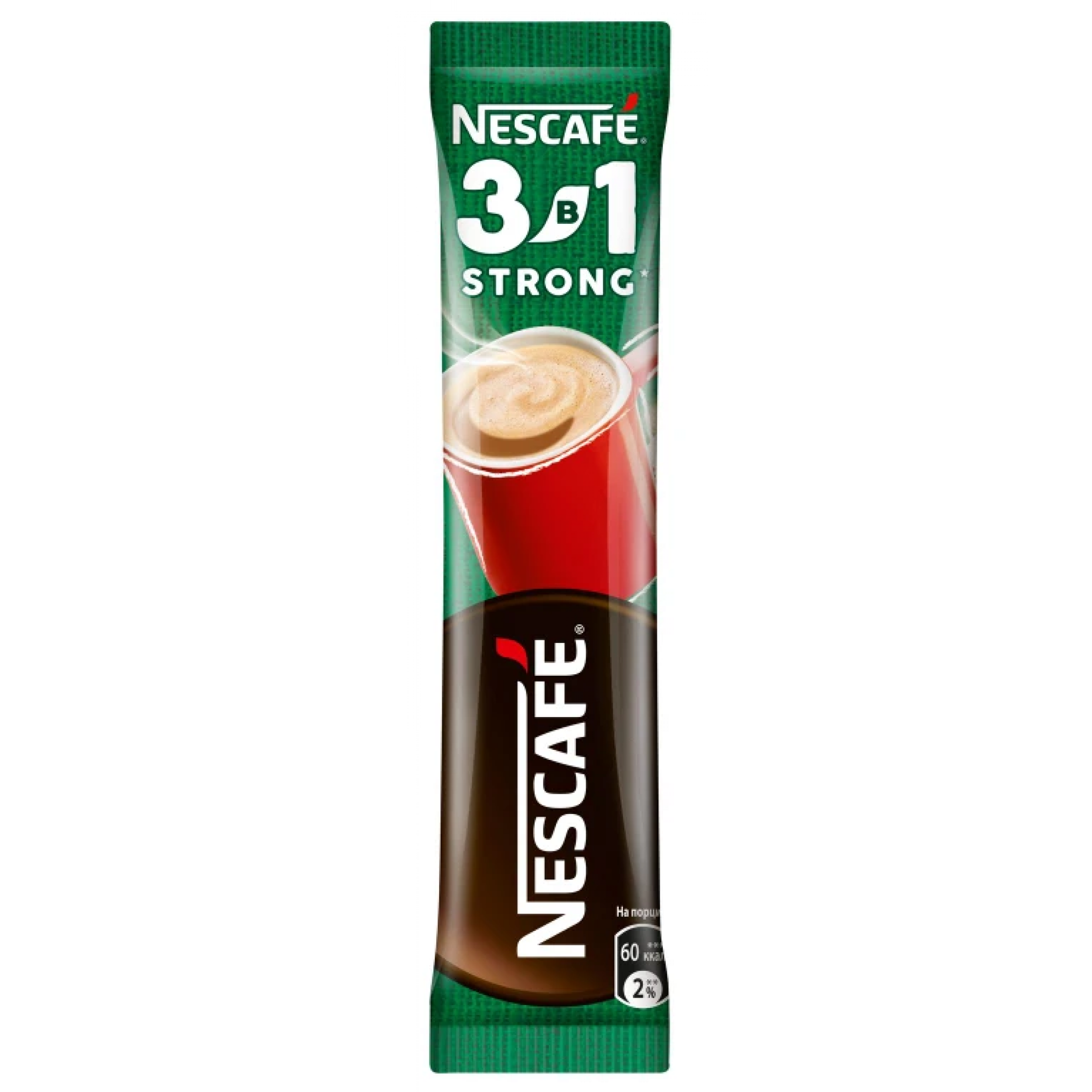 Растворимый кофейный напиток Nescafe 3 в 1 Крепкий цепь (20 порций по 14,5 г)