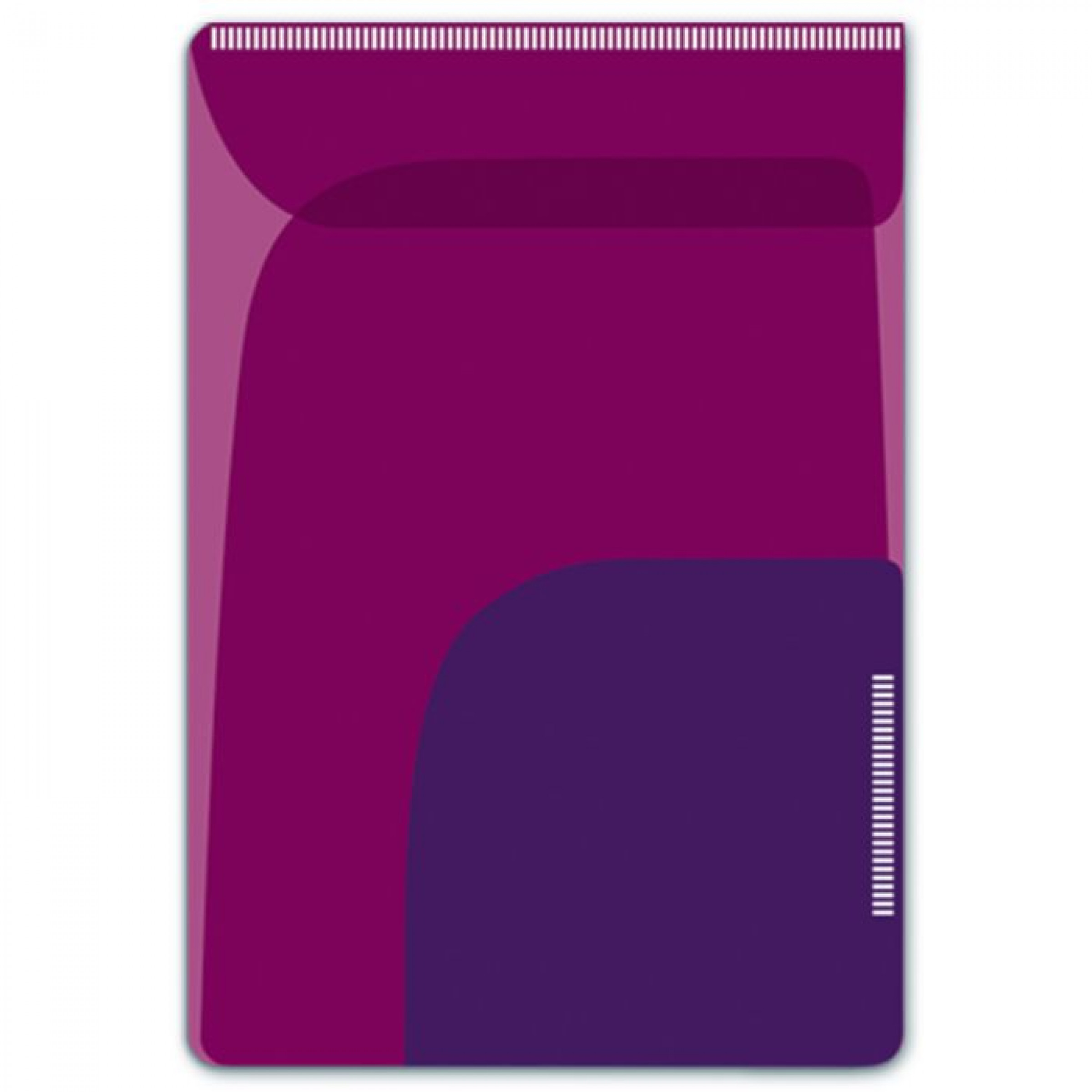 Папка-уголок для заметок Малиновый + Фиолетовый, 2 шт.