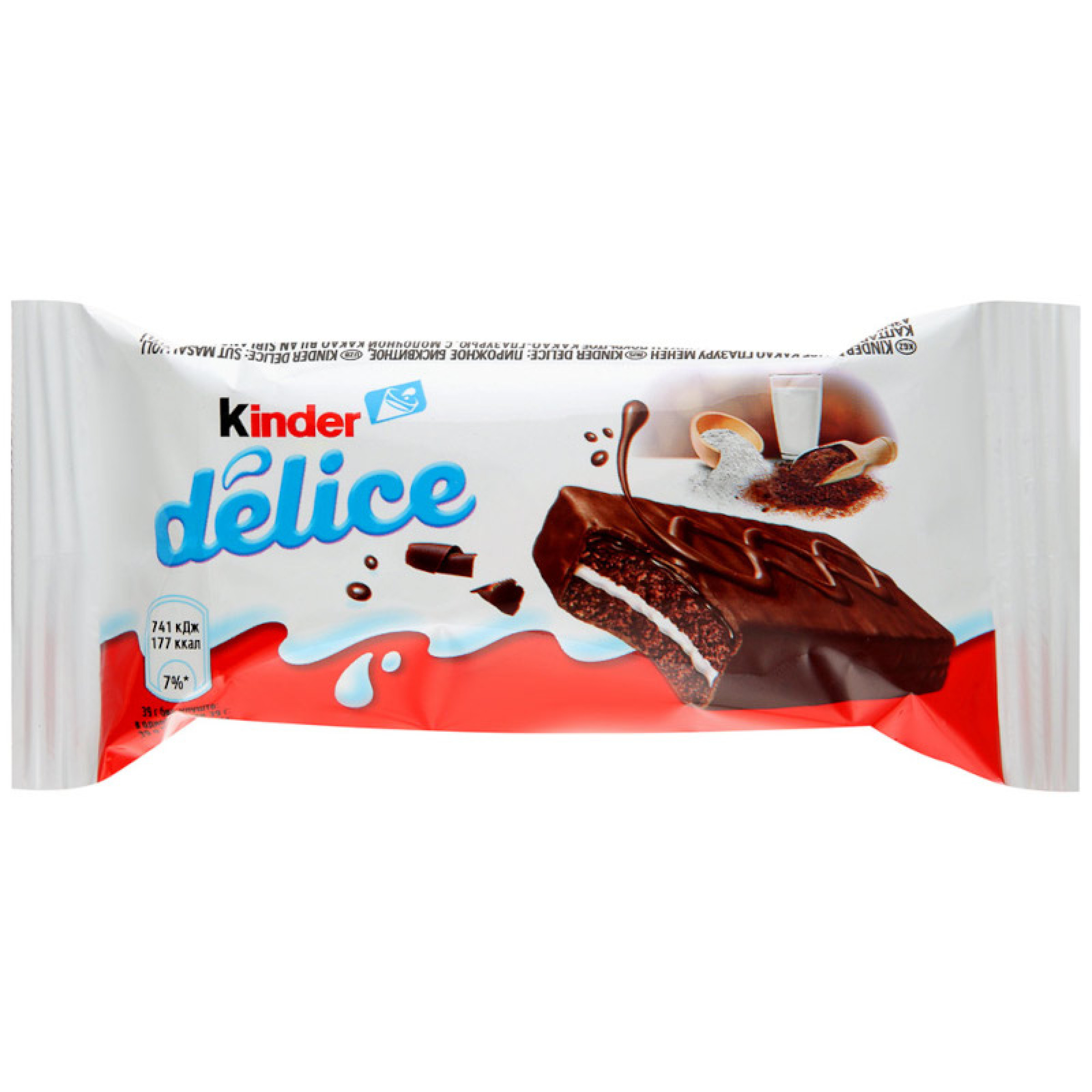 Пирожное Kinder Delice с молочной начинкой, 39 г